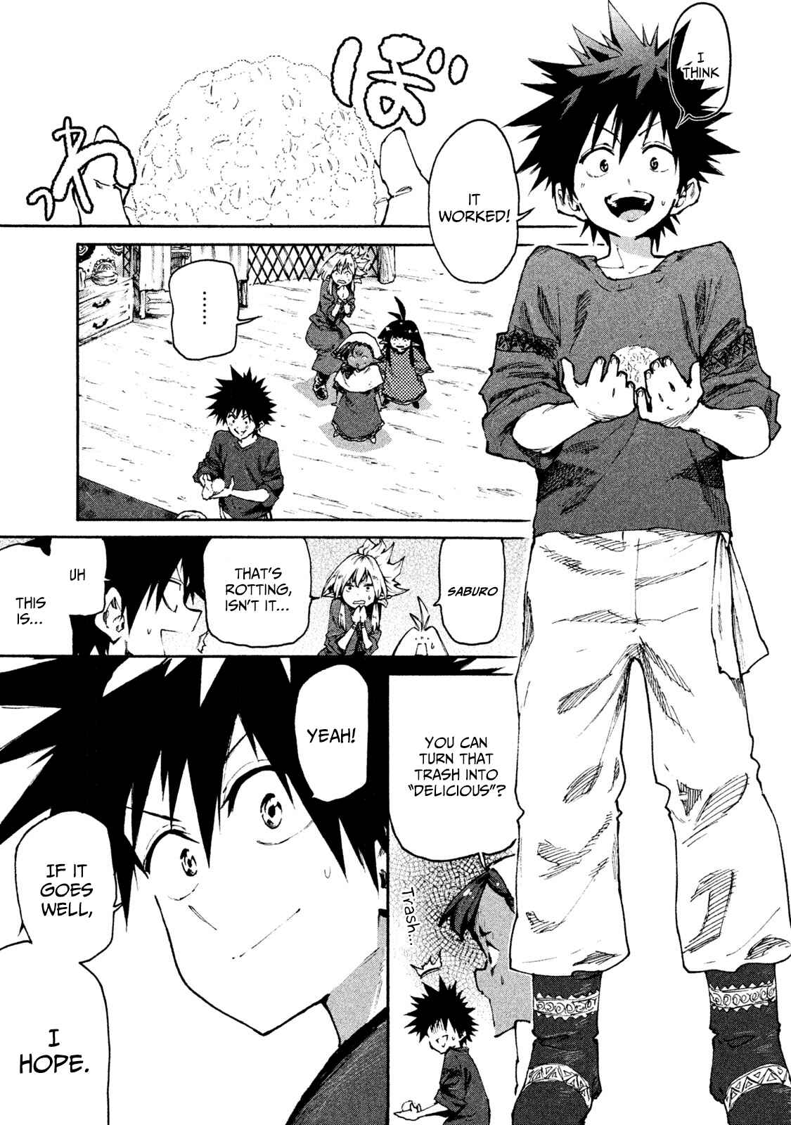 Mazumeshi Elf to Yuuboku gurashi Chapter 29 - Page 1