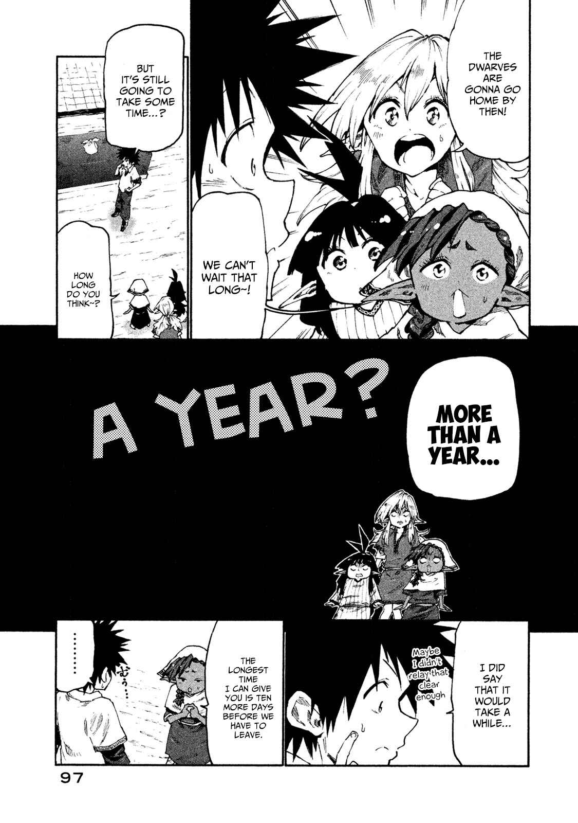 Mazumeshi Elf to Yuuboku gurashi Chapter 29 - Page 7