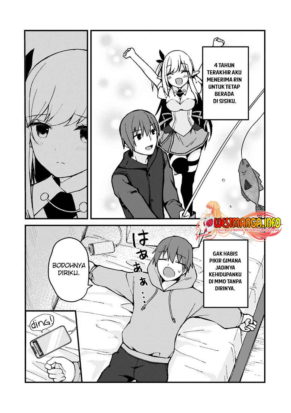 Netoge no Yome ga Ninki Idol datta: Cool kei no Kanojo wa Genjitsu demo Yome no Tsumori de Iru Chapter 1 - Page 35