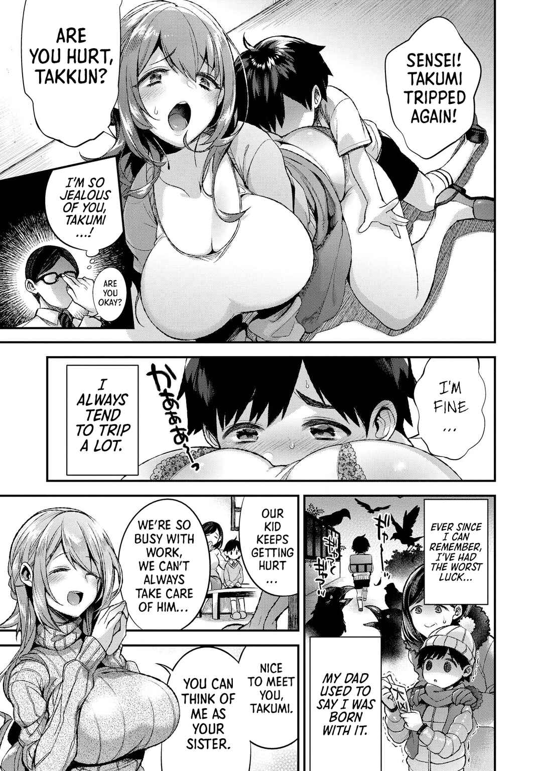 Ecchi na Onee-san ga Shounen ni Itazura shichau Oneshota Chapter 1 - Page 3