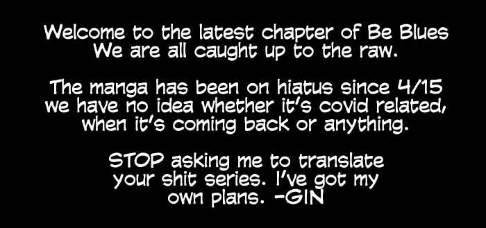 BE BLUES ~Ao ni Nare~ Chapter 415 - Page 1
