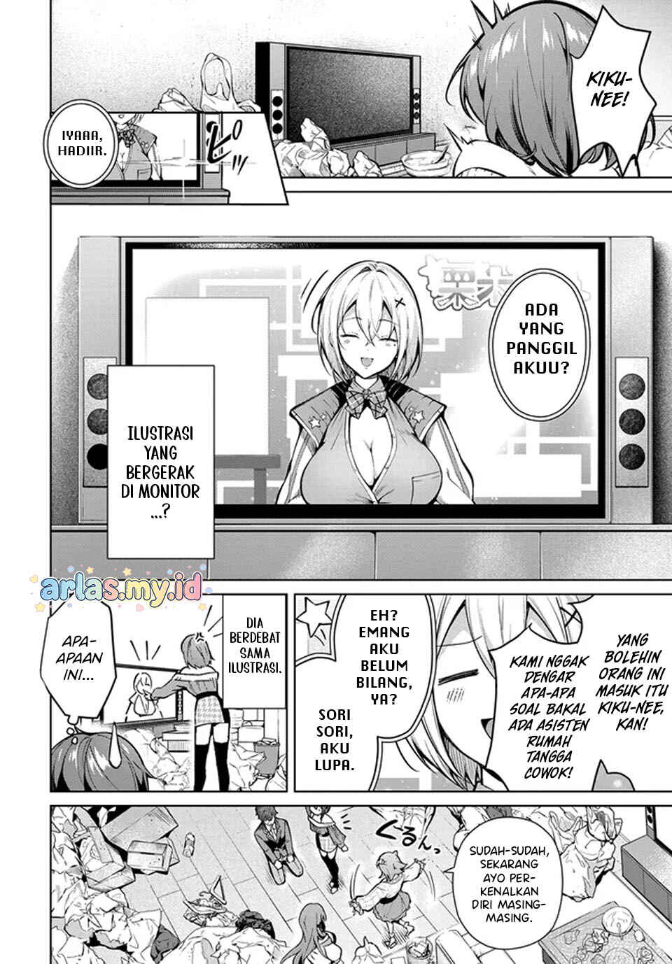Tier 1 Shimai - Yuumei Yonshimai wa Boku nashi de wa Ikirarenai Chapter 1.1 - Page 22