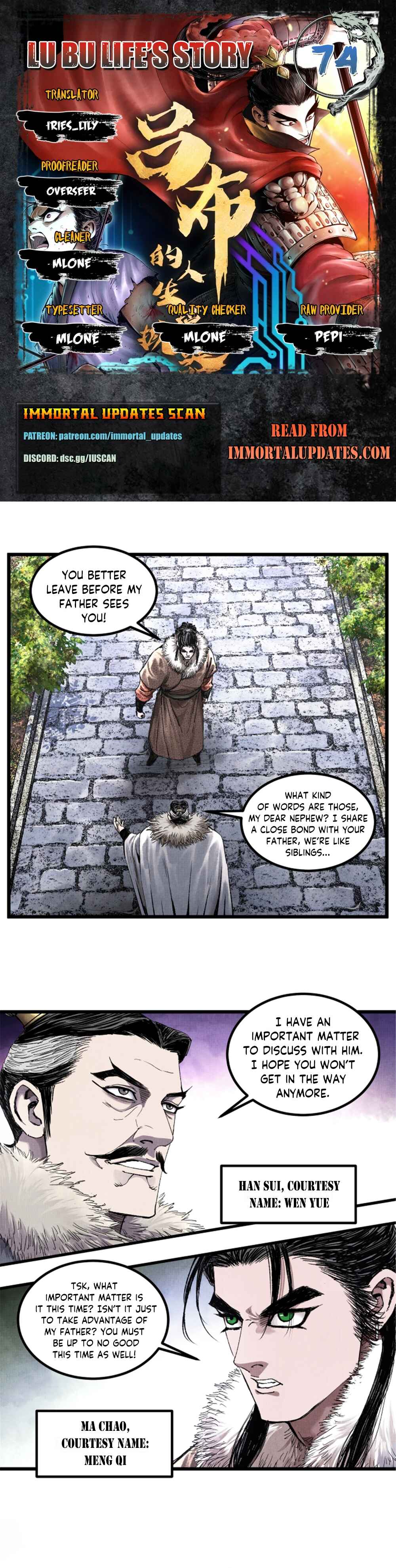 Lu Bu's Life Simulator Chapter 74 - Page 1