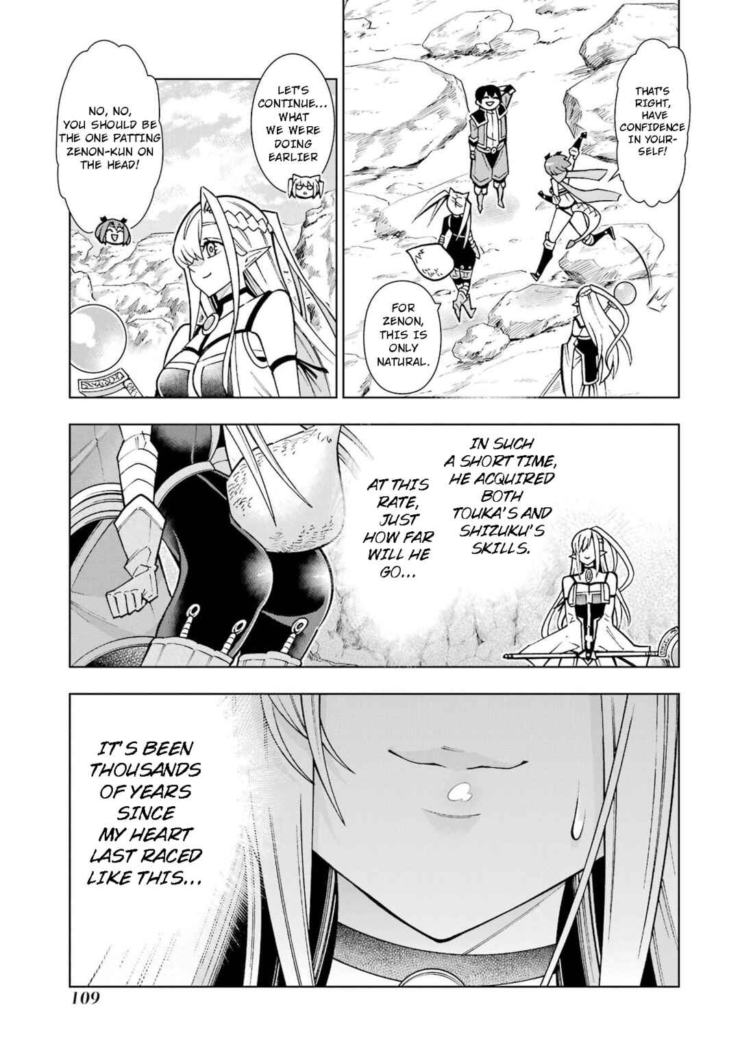 Man-nen F-Rank "Tsuuyaku" Sukiru-mochi Teihen Boukensha, Ishu-zoku no Saikyou Bishoujo-tachi to Party wo Kundesainou ni Kaikashi Musou suru Chapter 2 - Page 48