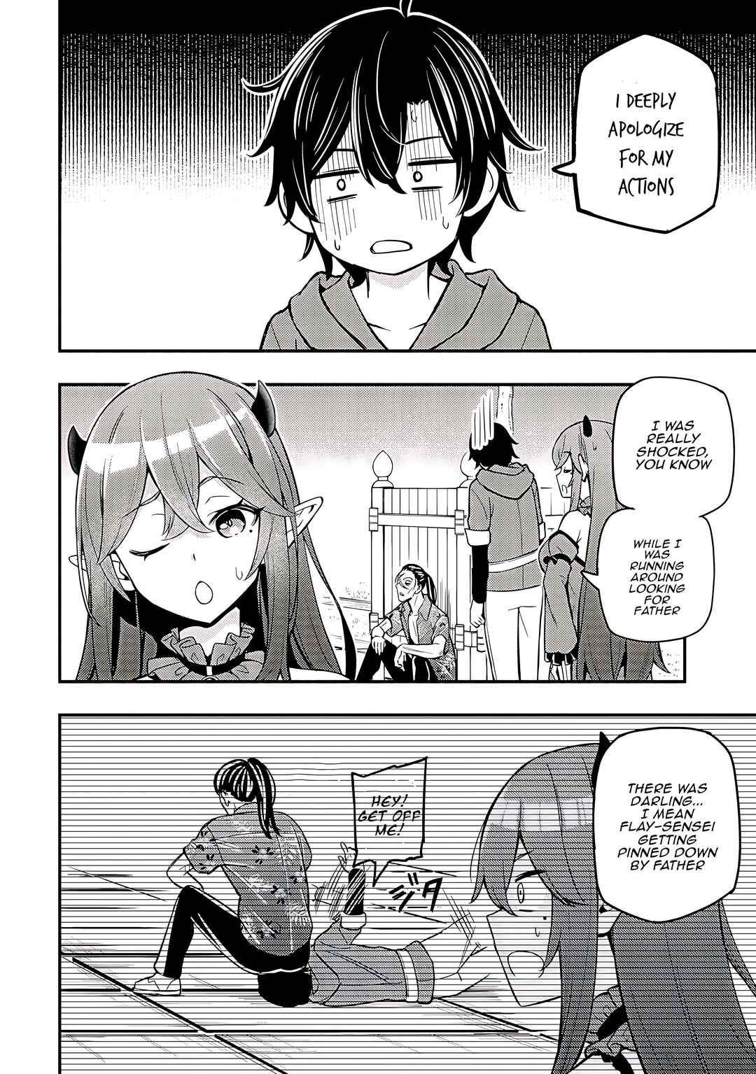 Maou Reijou no Kyouiku Gakari ~Yuusha Gakuin wo Tsuihou Sareta Heimin Kyoushi wa Maou no Musume-Tachi no Katei Kyoushi to Naru~ Chapter 18 - Page 14