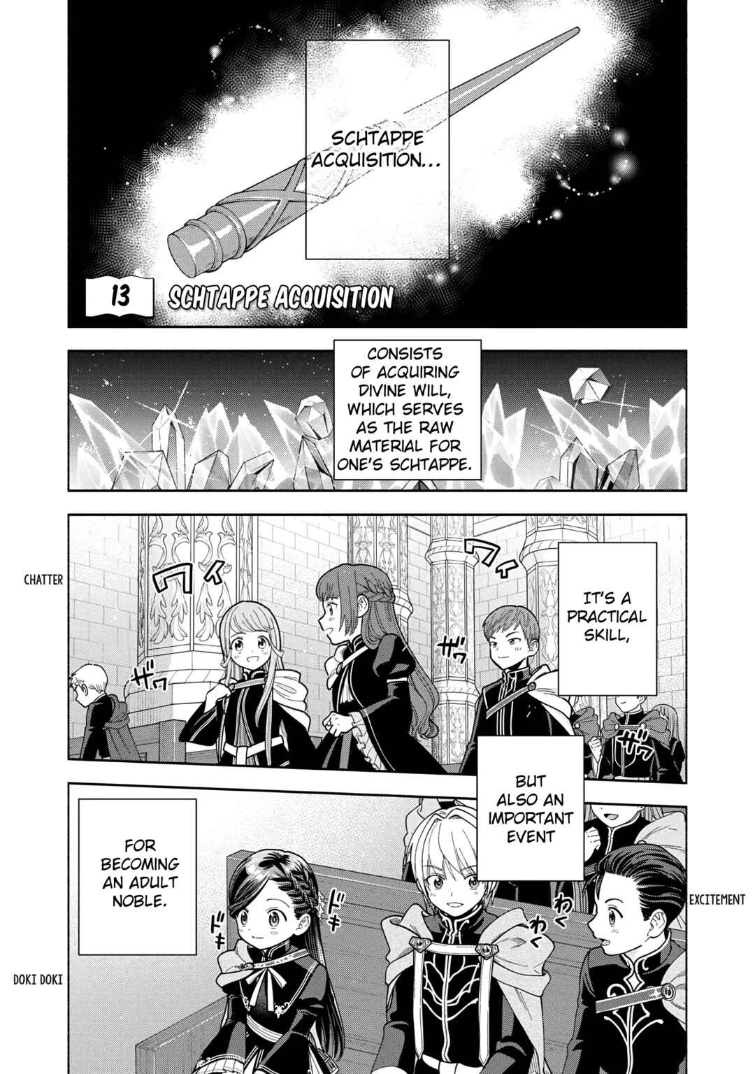 Honzuki no Gekokujou: Shisho ni Naru tame ni wa Shudan o Erandeiraremasen—Dai-4 Bu: Kizokuin no Toshokan o Sukuitai! Chapter 14 - Page 3
