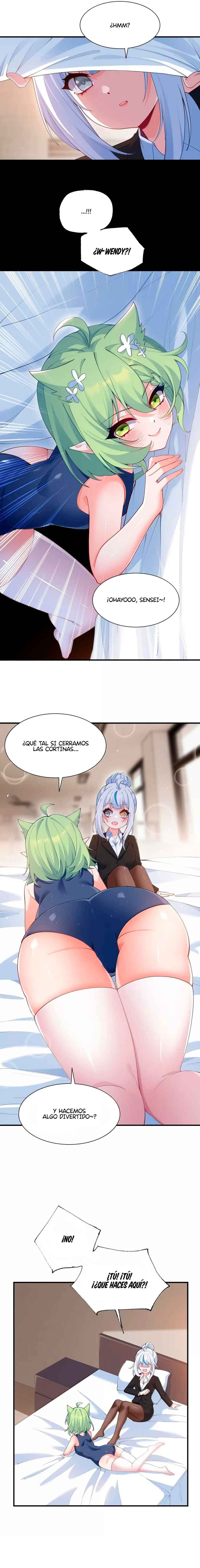 Tiānshēng Mèigǔ De Wǒ Bèi Bìng Jiāo Tú Er Dīng Shàngle Chapter 59.5 - Page 3