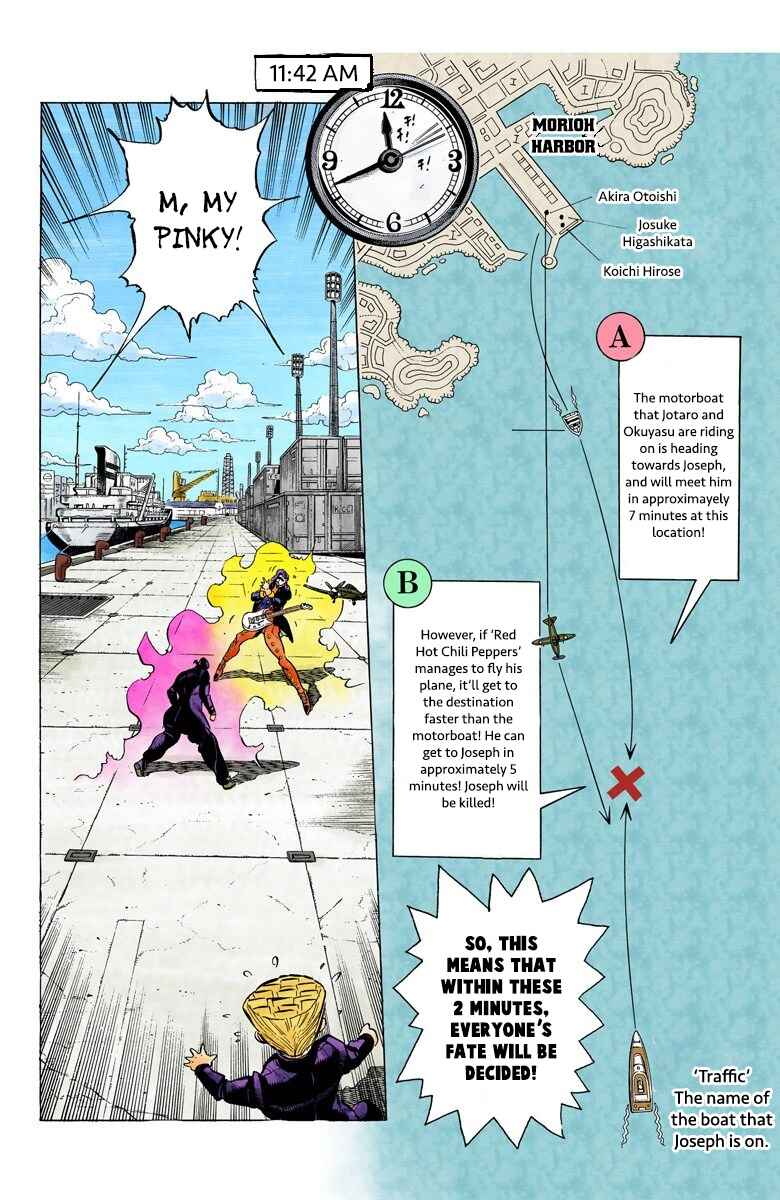 JoJo no Kimyou na Bouken: Part 4 - Diamond wa Kudakenai Color-ban Chapter 47 - Page 3