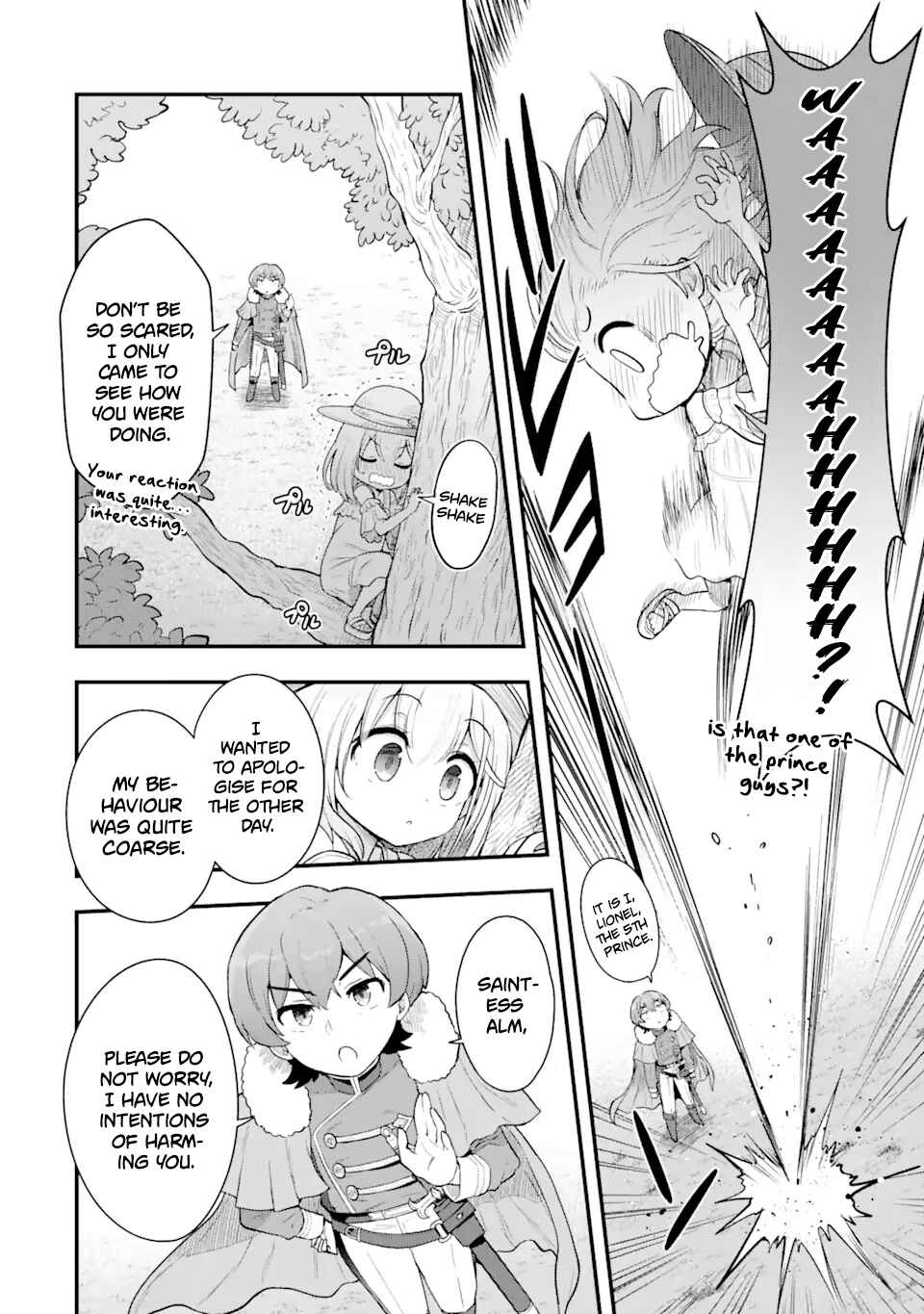 Hai Kouen no Homeless Seijo Chapter 4.1 - Page 8