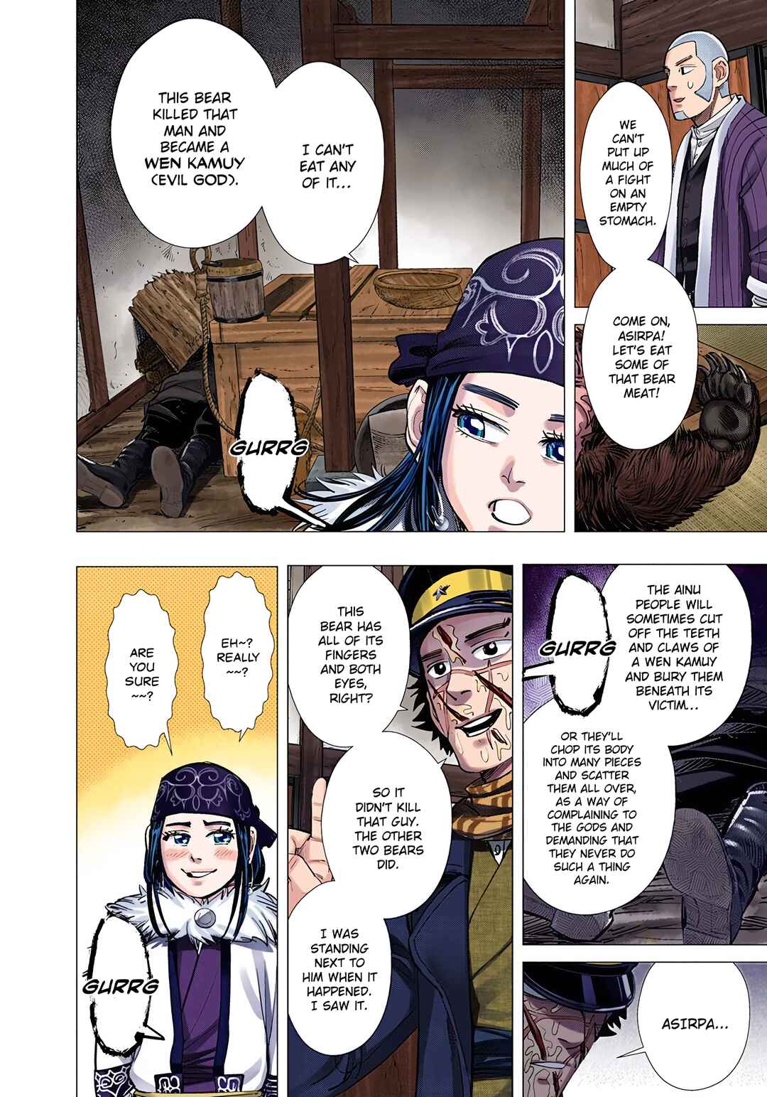 Golden Kamuy (Official Colored) Chapter 68 - Page 12
