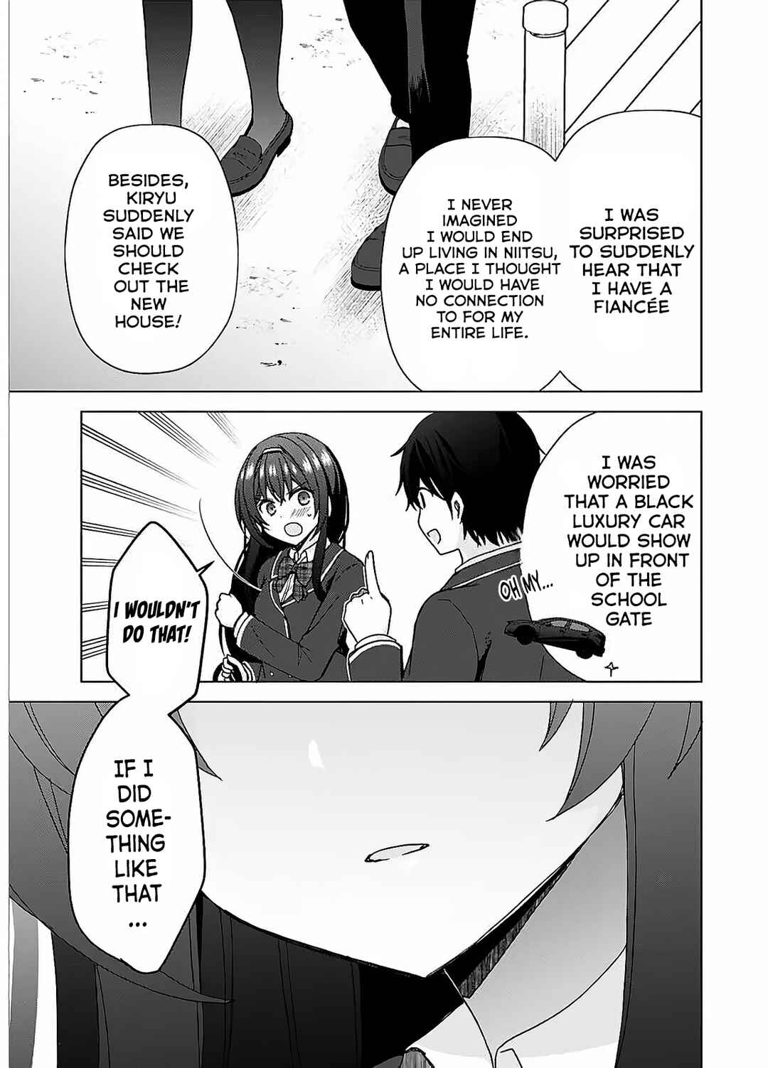 Iinazuke ga Dekita to Omottara, Sono Iinazuke ga Gakkou de Yuumei na "Akuyaku Reijou" Dattan dakedo, Dou Sureba Ii? Chapter 2 - Page 12