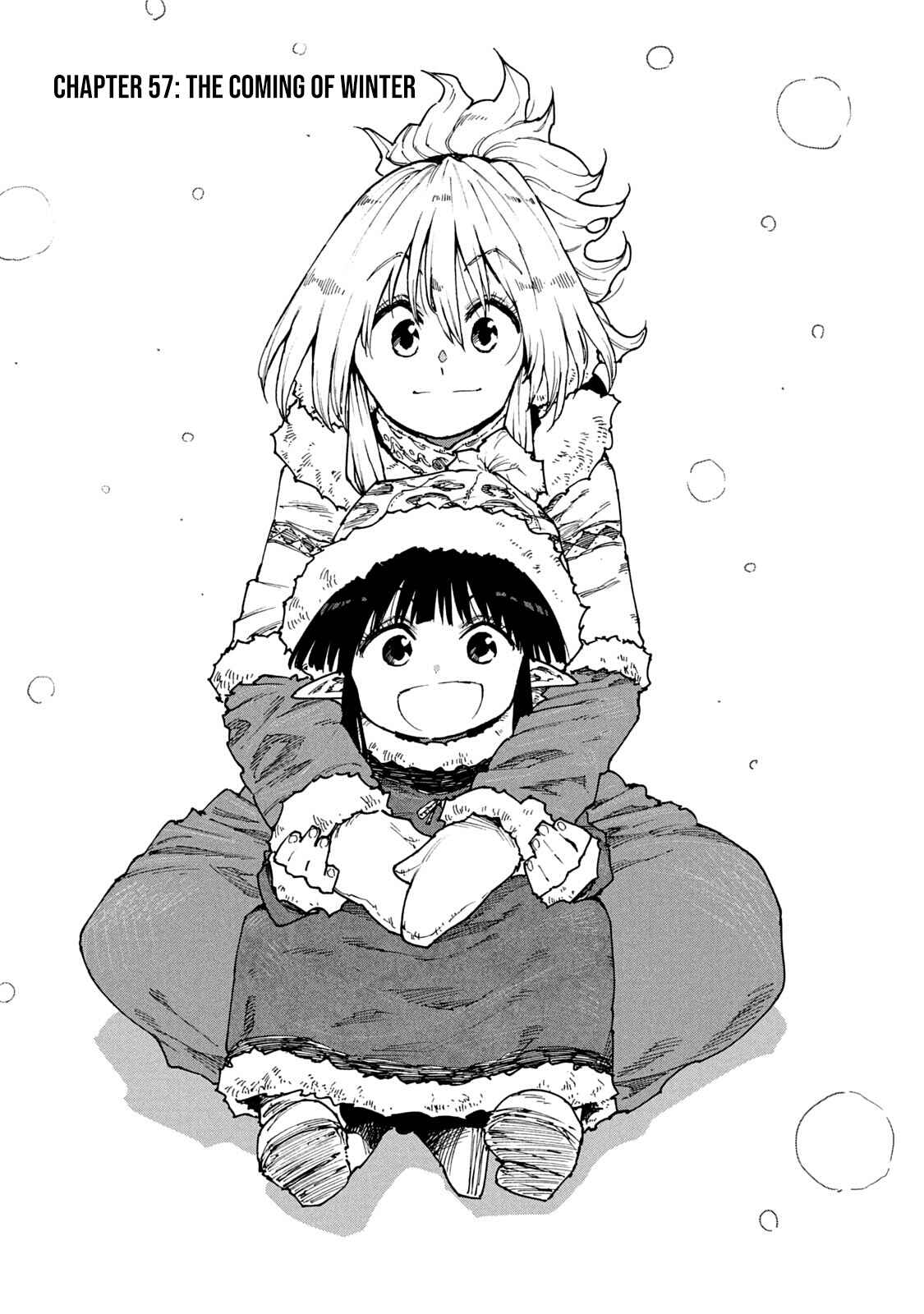 Mazumeshi Elf to Yuuboku gurashi Chapter 57 - Page 1