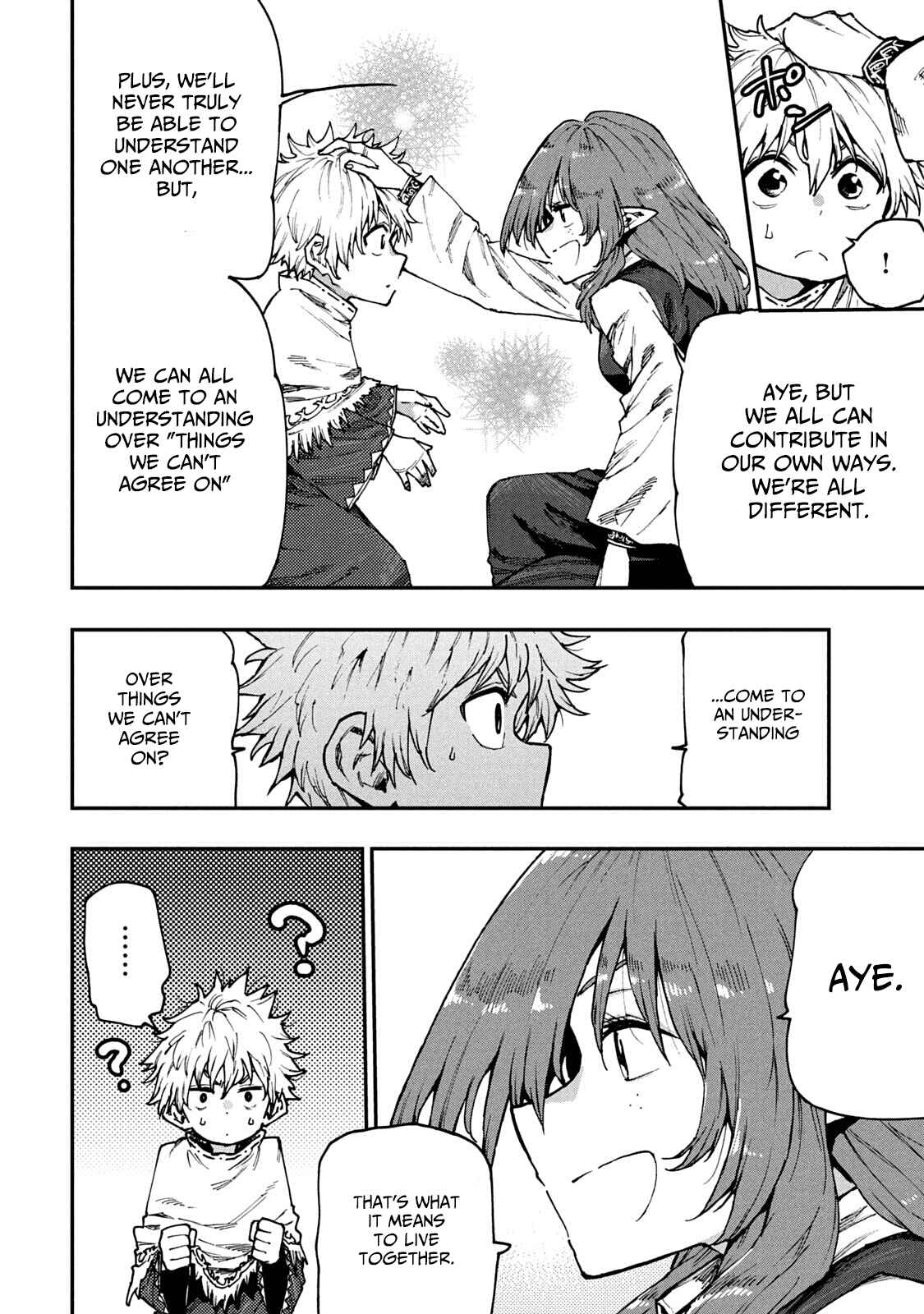 Mazumeshi Elf to Yuuboku gurashi Chapter 57 - Page 14