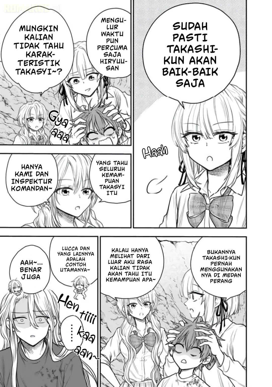 Senchi Kara Kaette kita Takashi-kun. Futsuu ni Koukou Seikatsu wo Okuritai Chapter 15 - Page 16