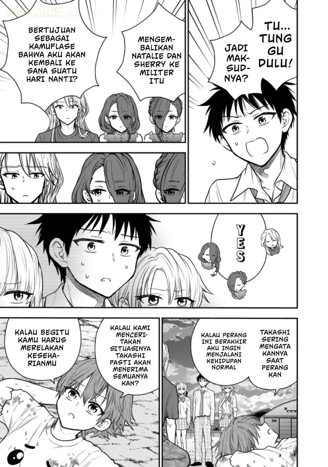 Senchi Kara Kaette kita Takashi-kun. Futsuu ni Koukou Seikatsu wo Okuritai Chapter 15 - Page 32