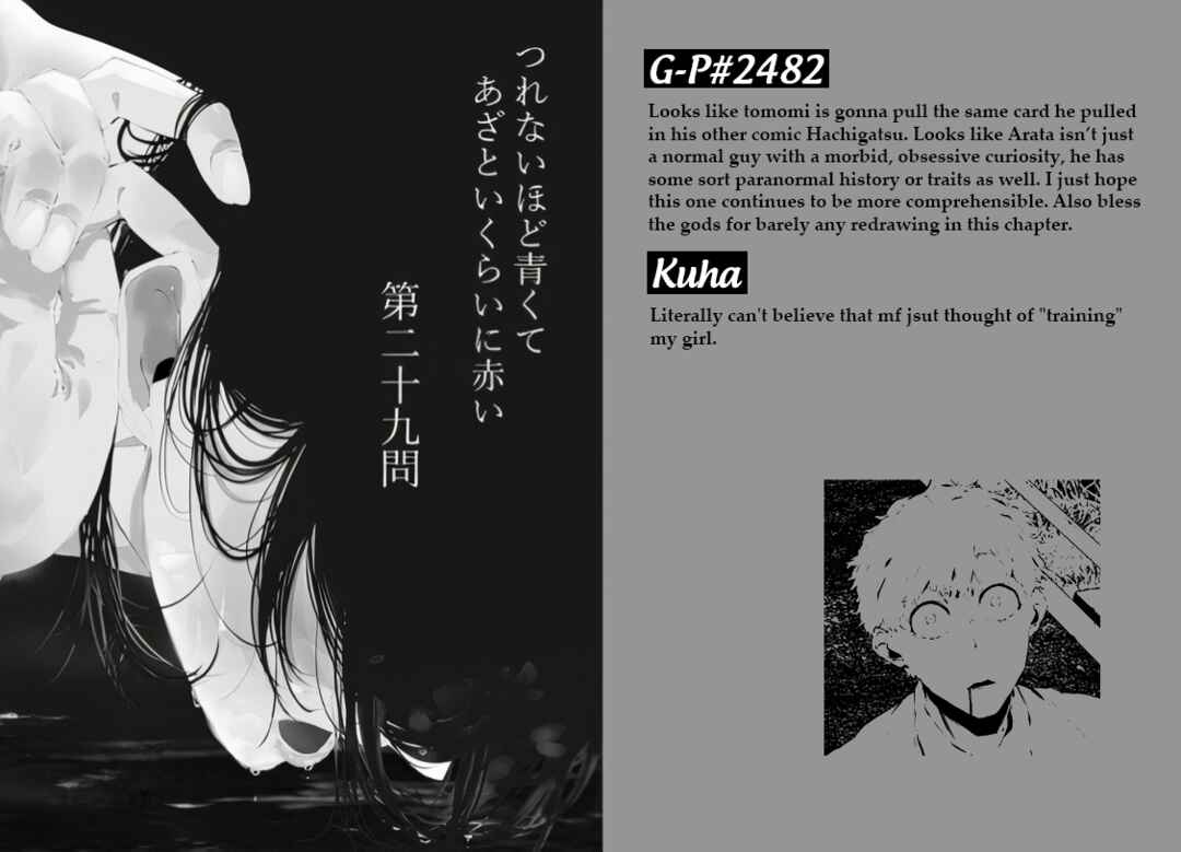 Tsurenai Hodo Aokute Azatoi Kurai ni Akai Chapter 10 - Page 21