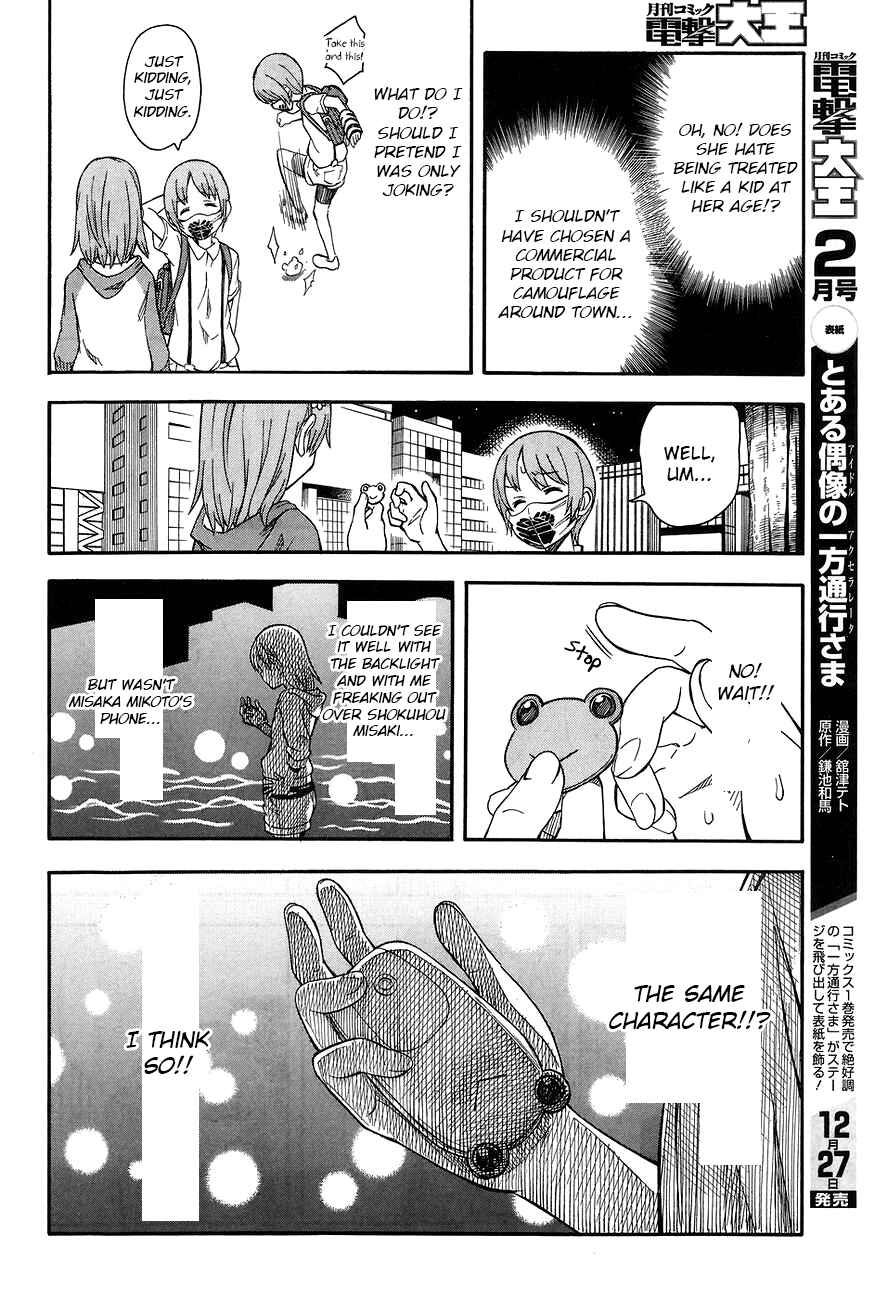 Toaru Majutsu no Index Gaiden: Toaru Kagaku no Railgun Chapter 90 - Page 16