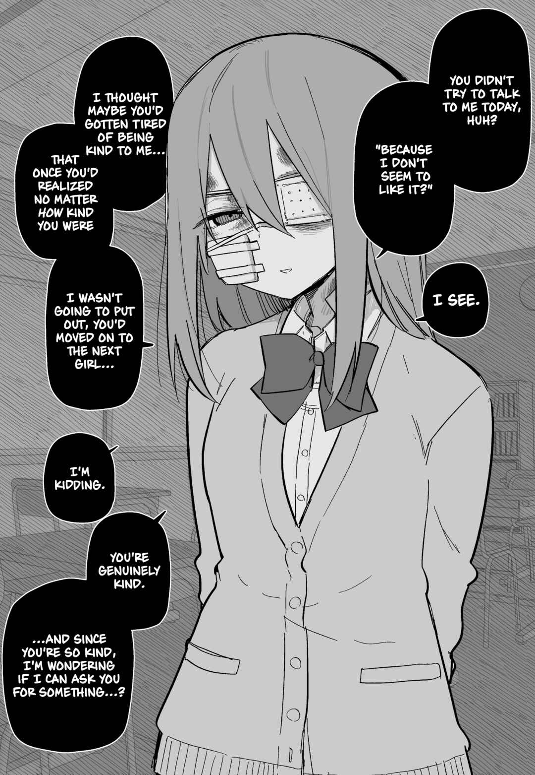 Azadarake no Classmate ga Shinpai de Chapter 6 - Page 1