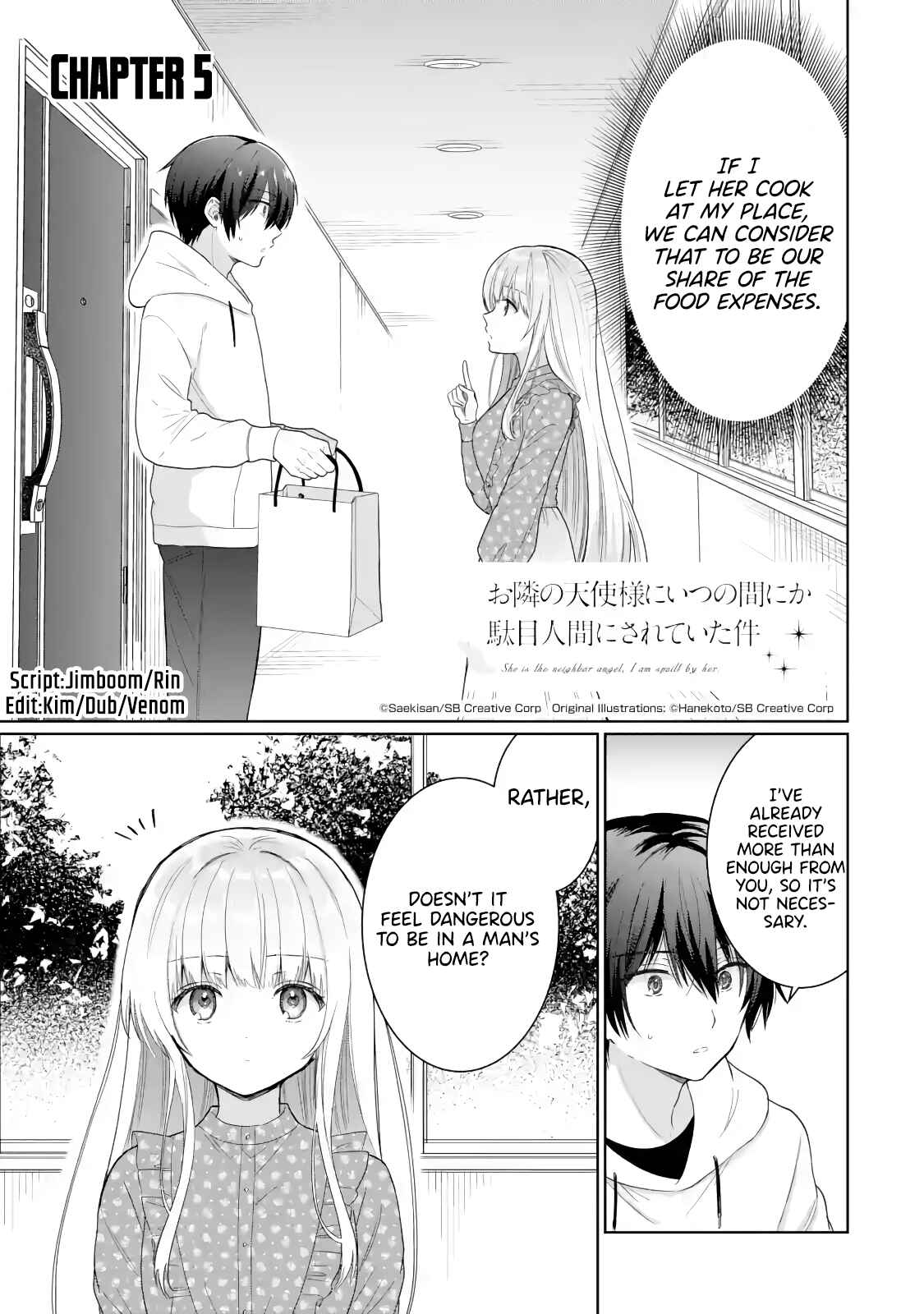 Otonari no Tenshi-sama ni Itsunomanika Dame Ningen ni Sareteita Ken Chapter 5.1 - Page 2