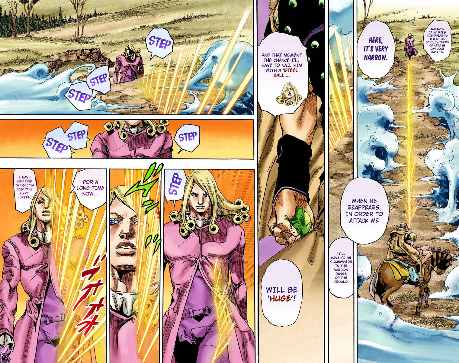 JoJo no Kimyou na Bouken: Part 7 - Steel Ball Run Color-ban Chapter 82 - Page 11