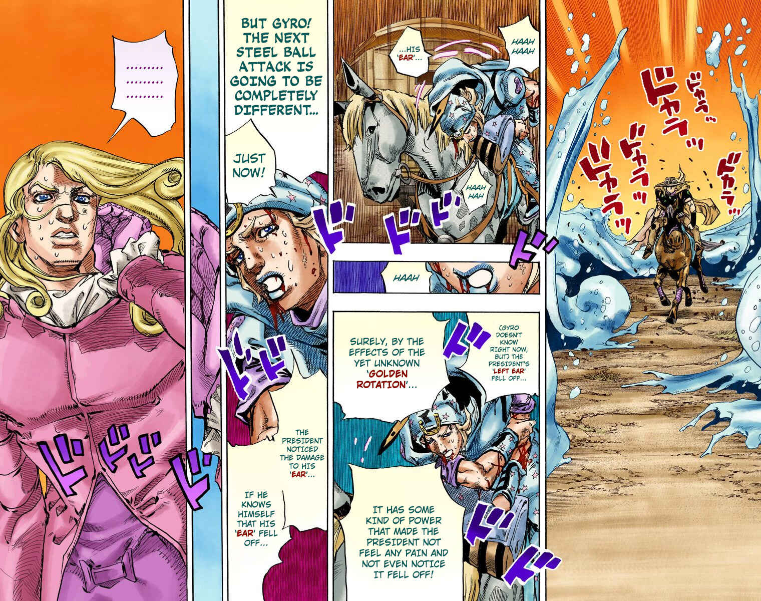 JoJo no Kimyou na Bouken: Part 7 - Steel Ball Run Color-ban Chapter 82 - Page 23