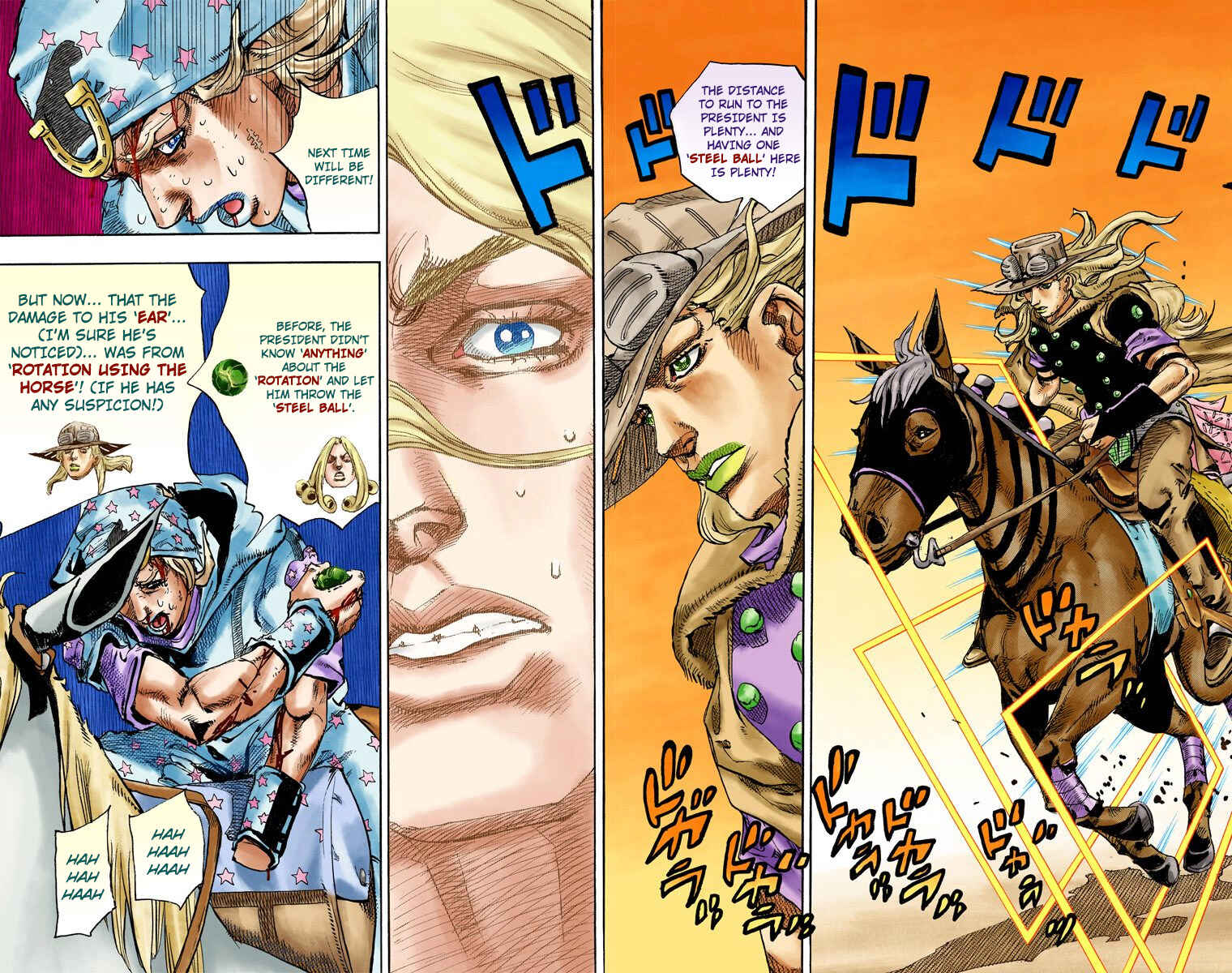 JoJo no Kimyou na Bouken: Part 7 - Steel Ball Run Color-ban Chapter 82 - Page 24