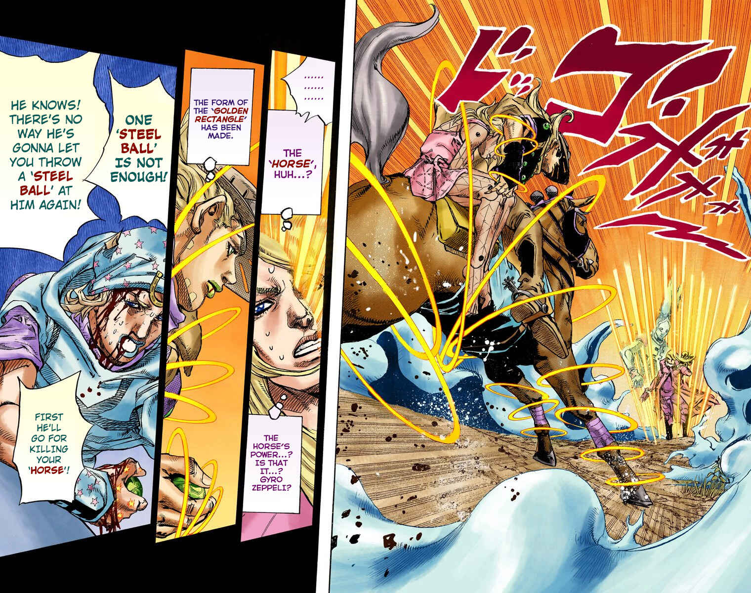 JoJo no Kimyou na Bouken: Part 7 - Steel Ball Run Color-ban Chapter 82 - Page 25