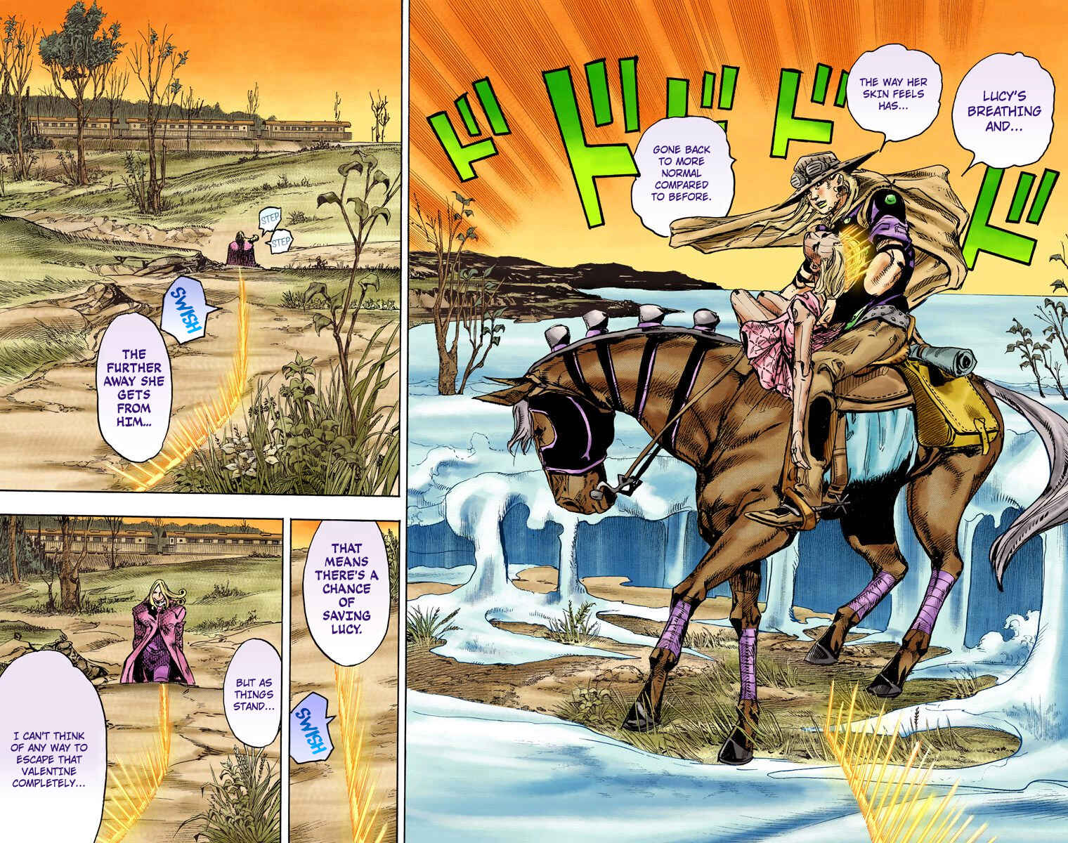 JoJo no Kimyou na Bouken: Part 7 - Steel Ball Run Color-ban Chapter 82 - Page 7