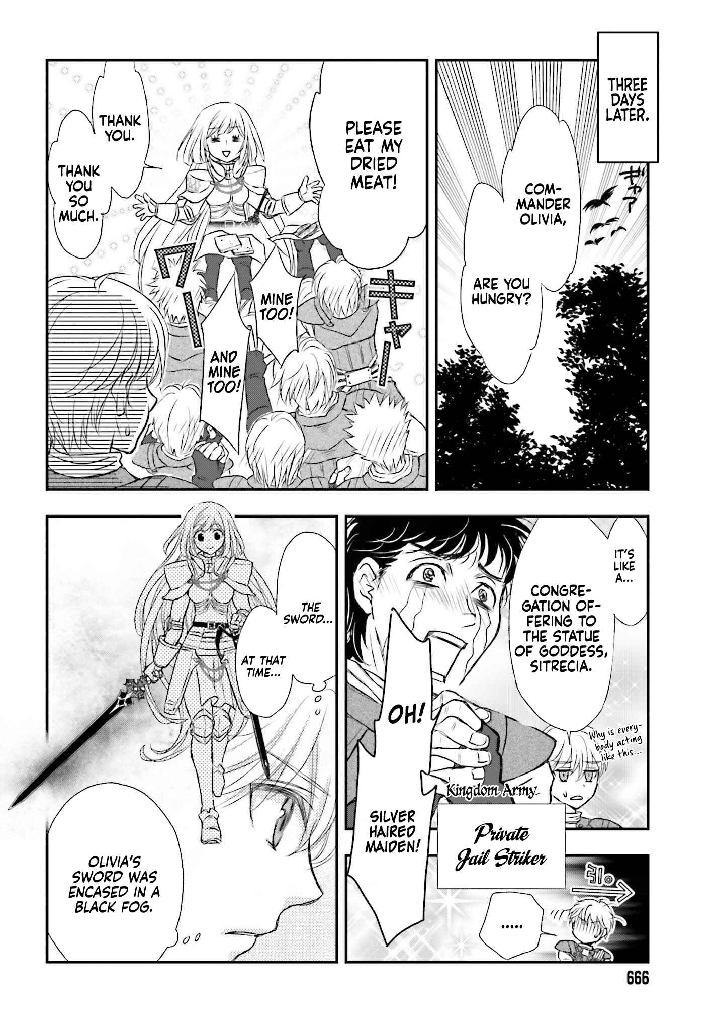 Shinigami ni Sodaterareta Shoujo wa Shikkoku no Tsurugi o Mune ni Idaku Chapter 4 - Page 15