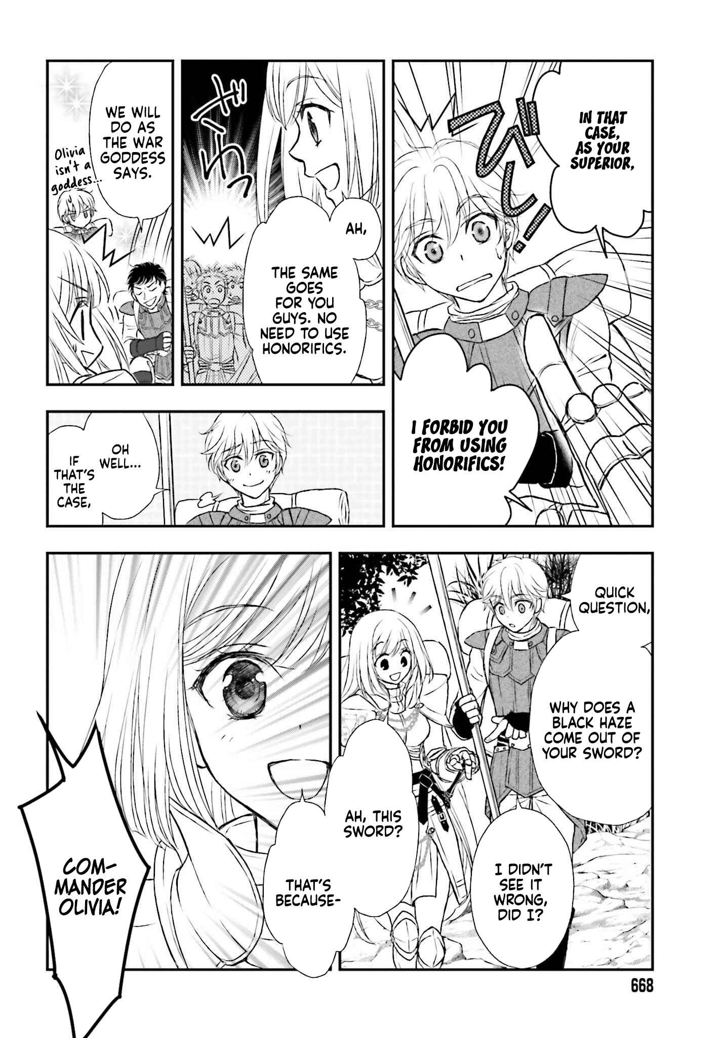 Shinigami ni Sodaterareta Shoujo wa Shikkoku no Tsurugi o Mune ni Idaku Chapter 4 - Page 17