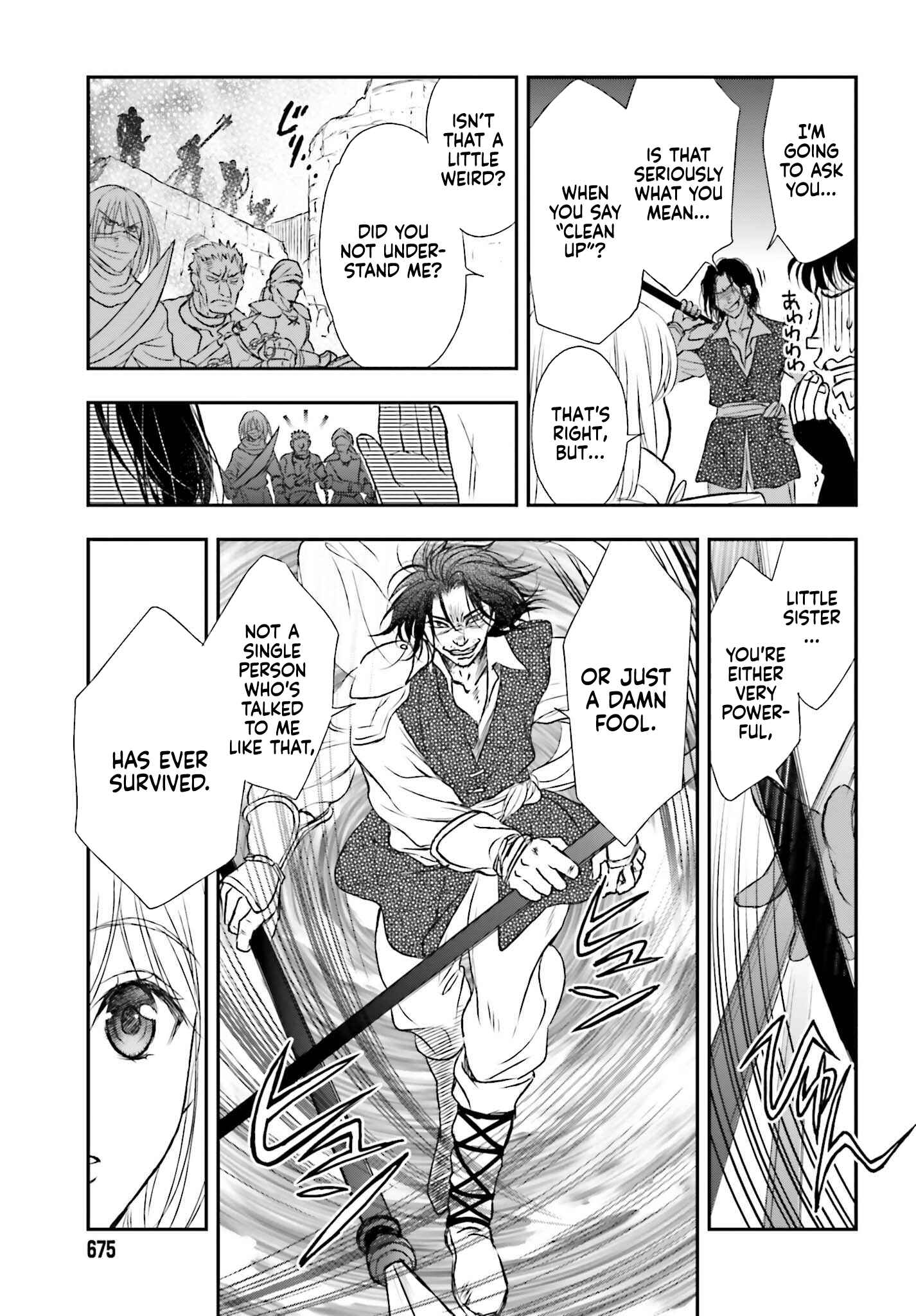 Shinigami ni Sodaterareta Shoujo wa Shikkoku no Tsurugi o Mune ni Idaku Chapter 4 - Page 24