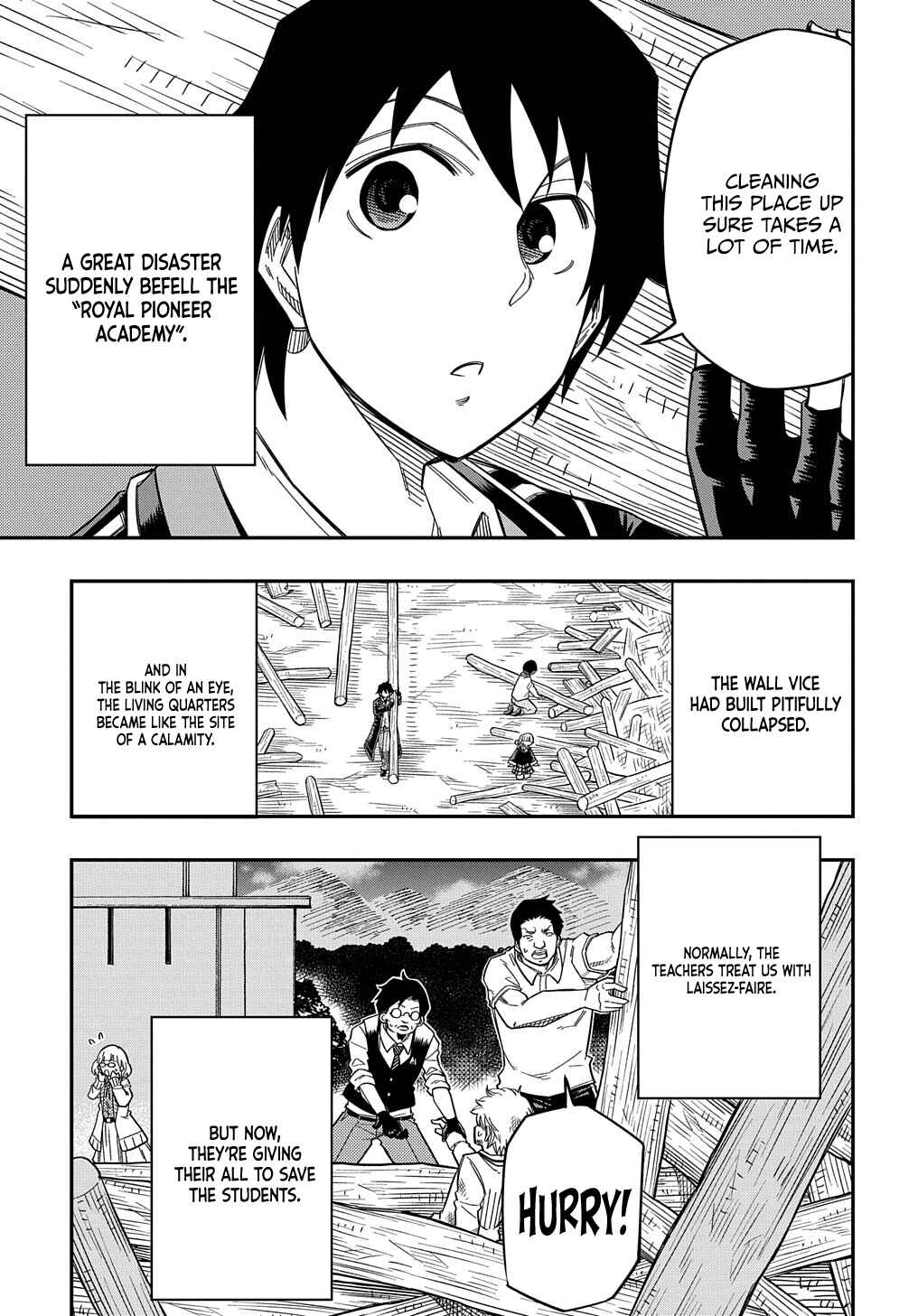 Kiyoubinbou, Jou wo Tateru: Kaitaku Gakuen no Rettousei na no ni, Joukyuu-shoku no Skill to Mahou ga Subete Tsukaemasu Chapter 17 - Page 3