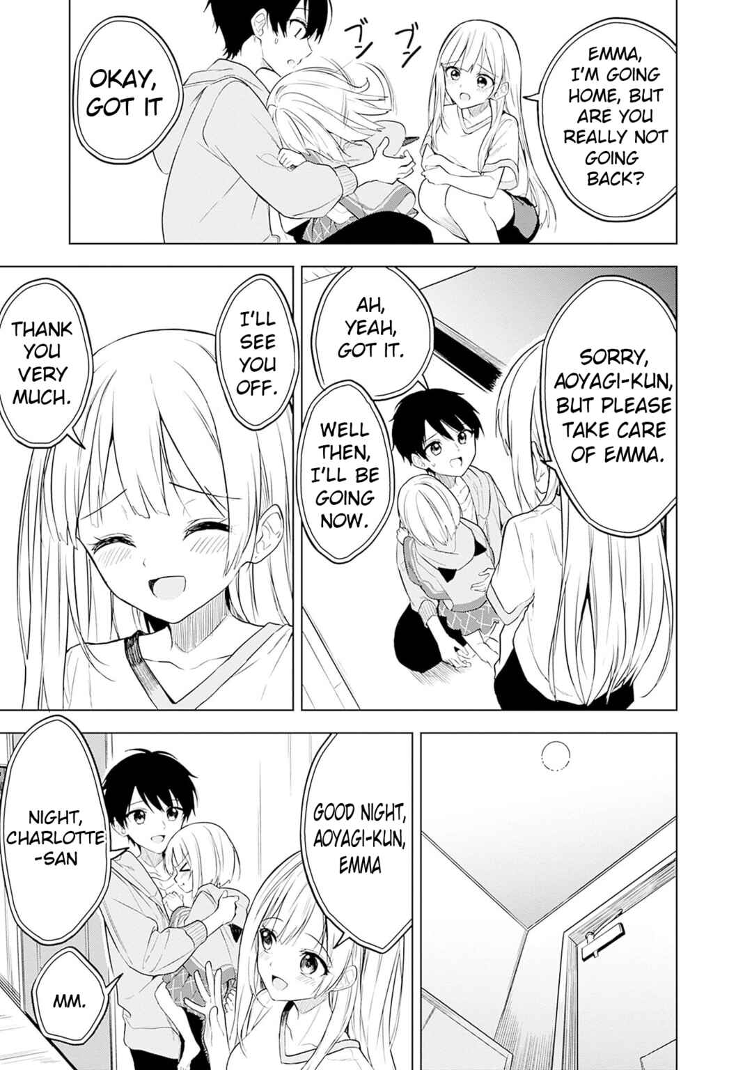 Maigo ni Natteita Youjo wo Tasuketara, Otonari ni Sumu Bishoujo Ryuugakusei ga Ie ni Asobi ni Kuru you ni Natta Ken ni Tsuite Chapter 13 - Page 15