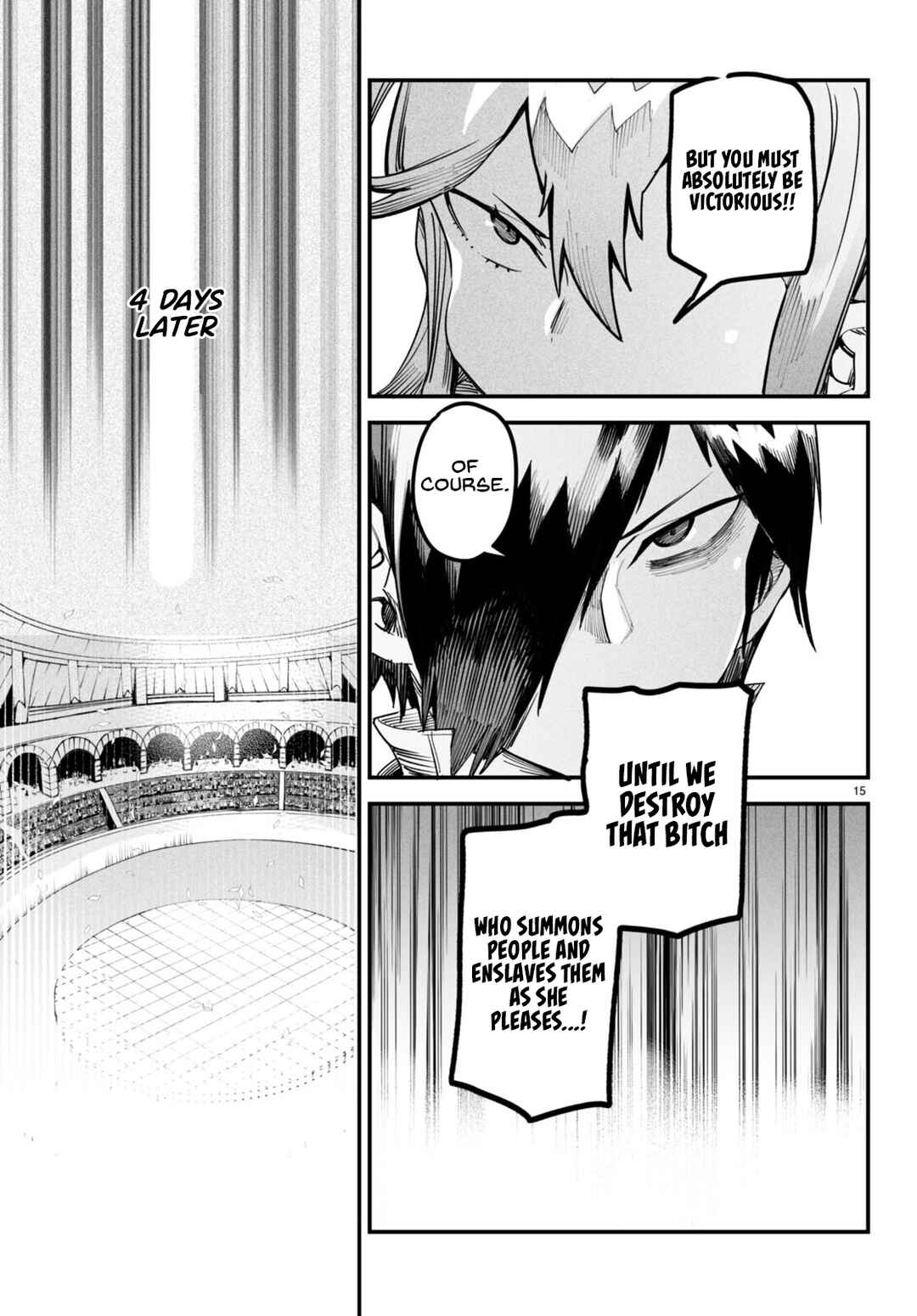Tensei Coliseum: Saijaku Skill de Saikyou no Onna-tachi o Koryaku Shite Dorei Harem Tsukurimasu Chapter 4 - Page 15