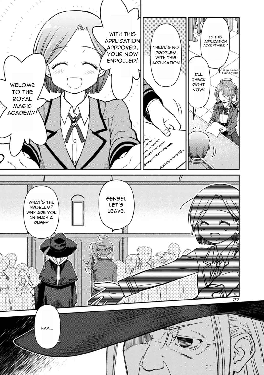 Hikage Majo wa Kizukanai: Mahou Gakuen ni Nyuugaku shita Tensai Imouto ga, Ane wa Motto Sugoi to Iifurashiteita Nante Chapter 1 - Page 28