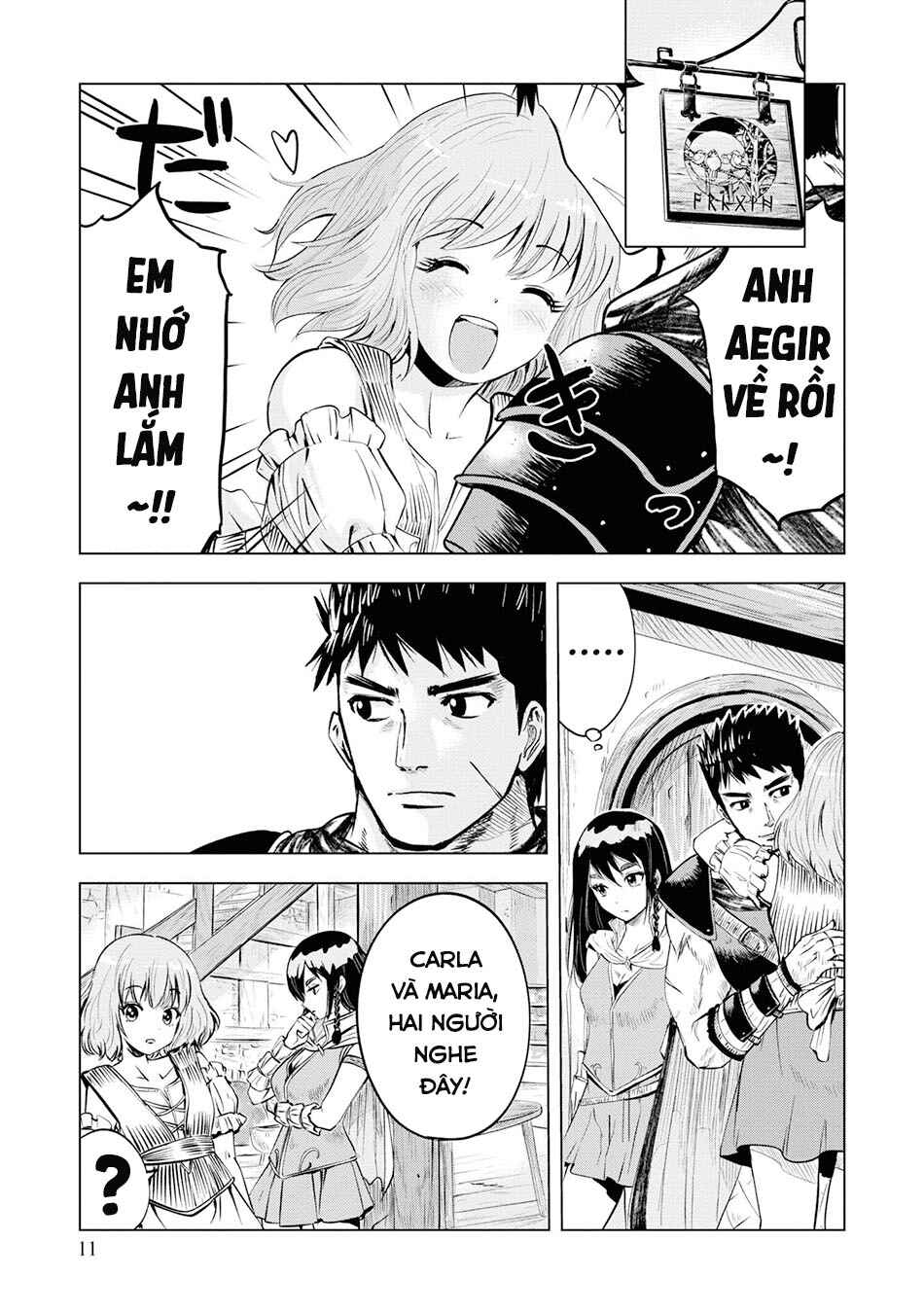 Oukoku e Tsuzuku Michi - Dorei Kenshi no Nariagari Harem Life Chapter 11 - Page 10