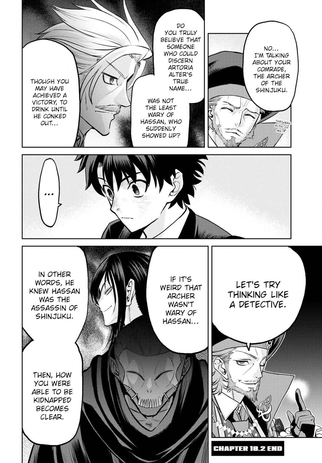 Fate/Grand Order -Epic of Remnant- Pseudo-Singularity I: Quarantined Territory of Malice, Shinjuku - Shinjuku Phantom Incident Chapter 18.2 - Page 12