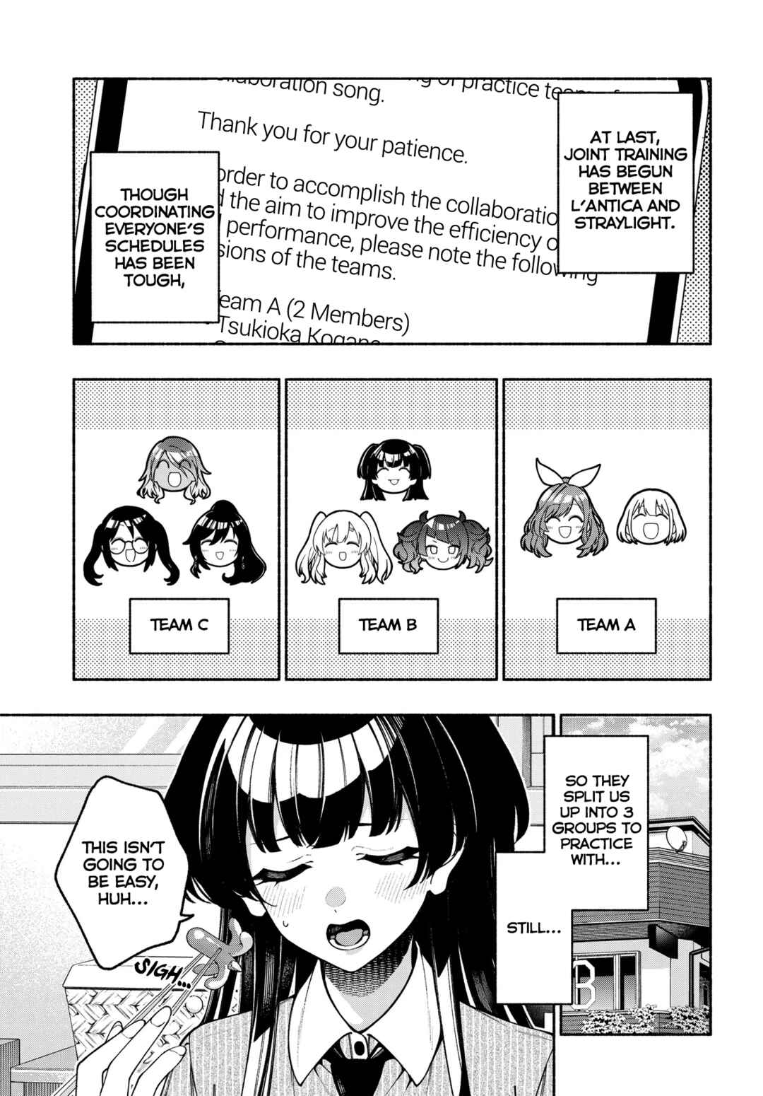 THE iDOLM@STER: Shiny Colors - Coherent Light Chapter 19.2 - Page 1