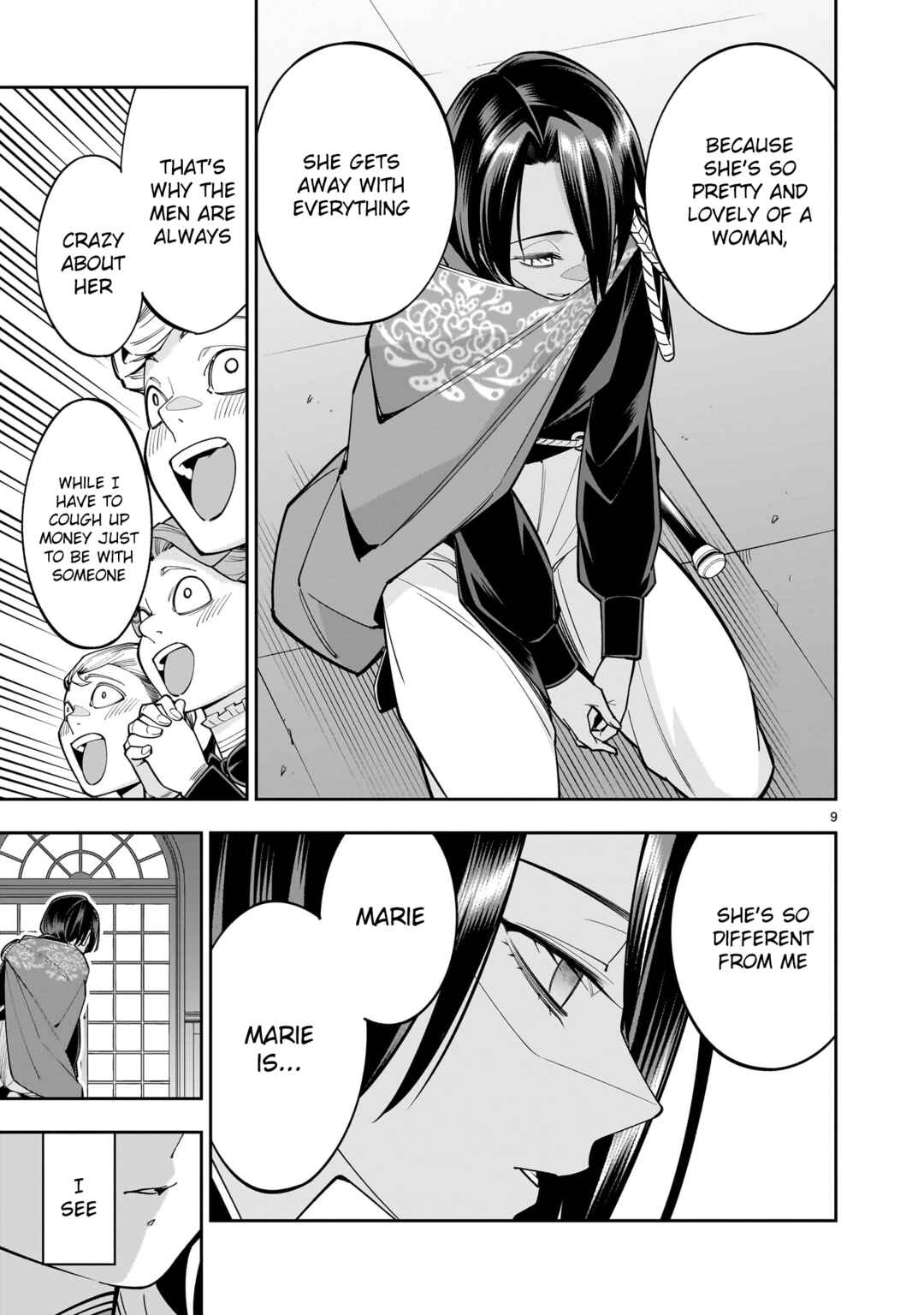 Shinimodori Oujo wa Ikinobiru tame ni Yuri Harem o Tsukuru koto ni shita Chapter 4 - Page 9