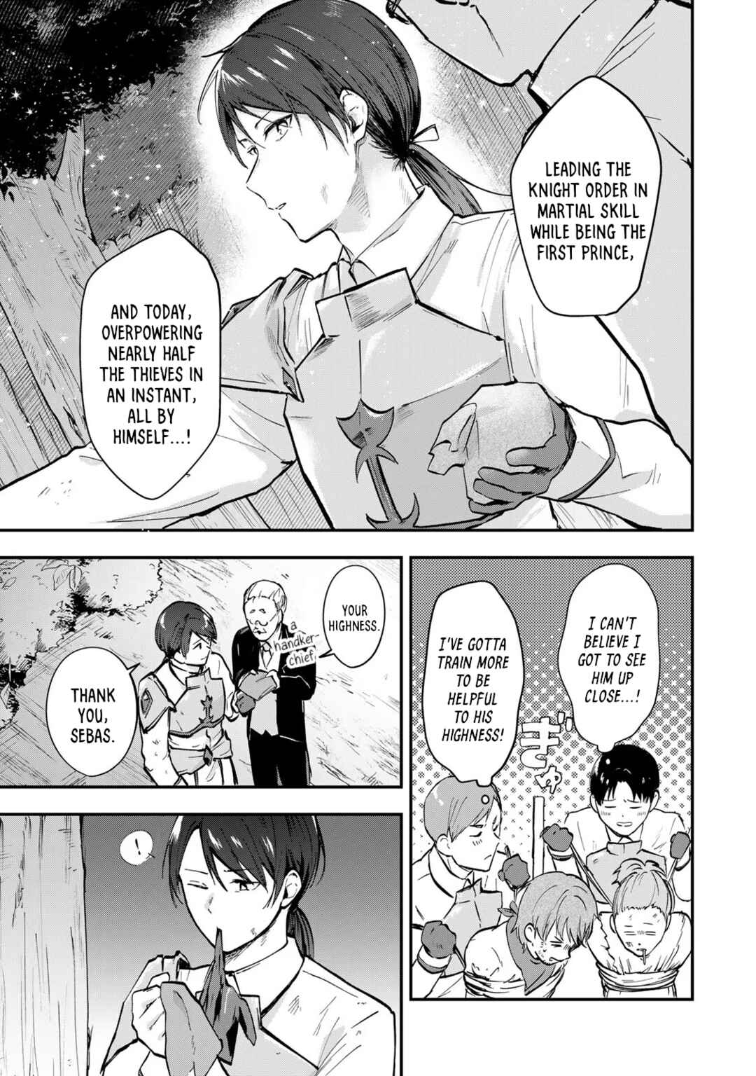 [Pakupaku desu wa] Tsuihou Sareta Ojou-sama no "Monster wo Taberu Hodo Tsuyoku Naru" Skill wa, 1-shoku de 1 Level Up Suru Zendai Mimon no Saikyou Skill deshita. 3-nichi de Jinrui Saikyou ni Narimashita wa! Chapter 4 - Page 30