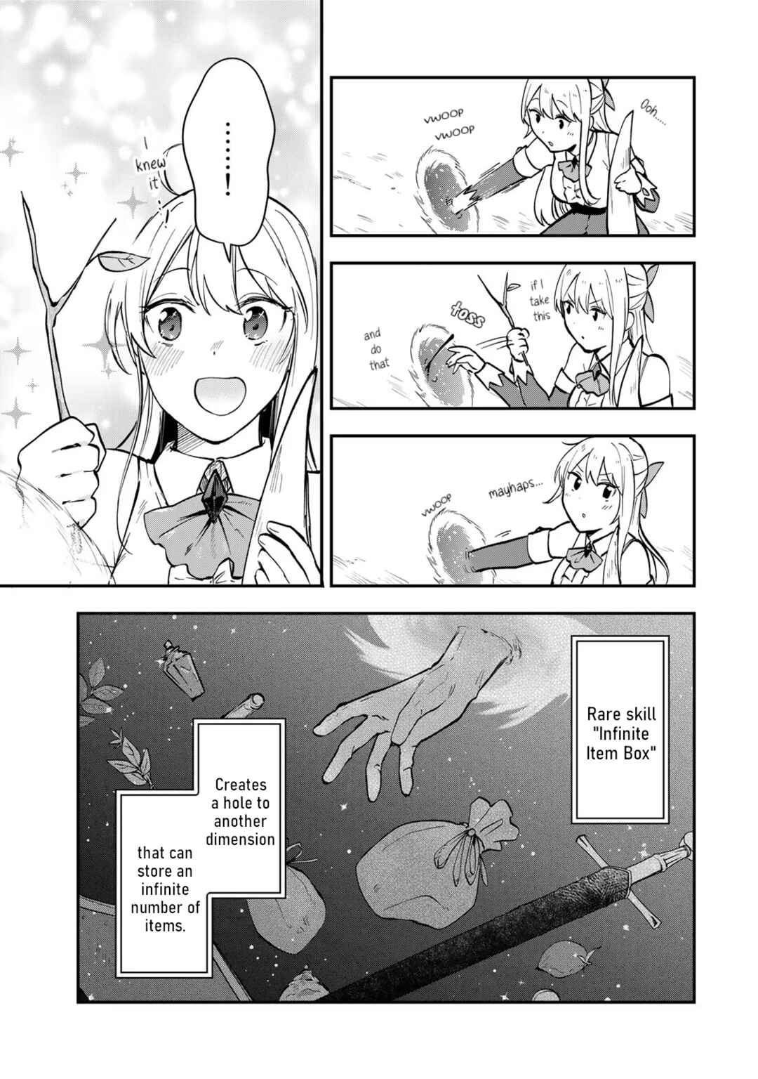 [Pakupaku desu wa] Tsuihou Sareta Ojou-sama no "Monster wo Taberu Hodo Tsuyoku Naru" Skill wa, 1-shoku de 1 Level Up Suru Zendai Mimon no Saikyou Skill deshita. 3-nichi de Jinrui Saikyou ni Narimashita wa! Chapter 4 - Page 5