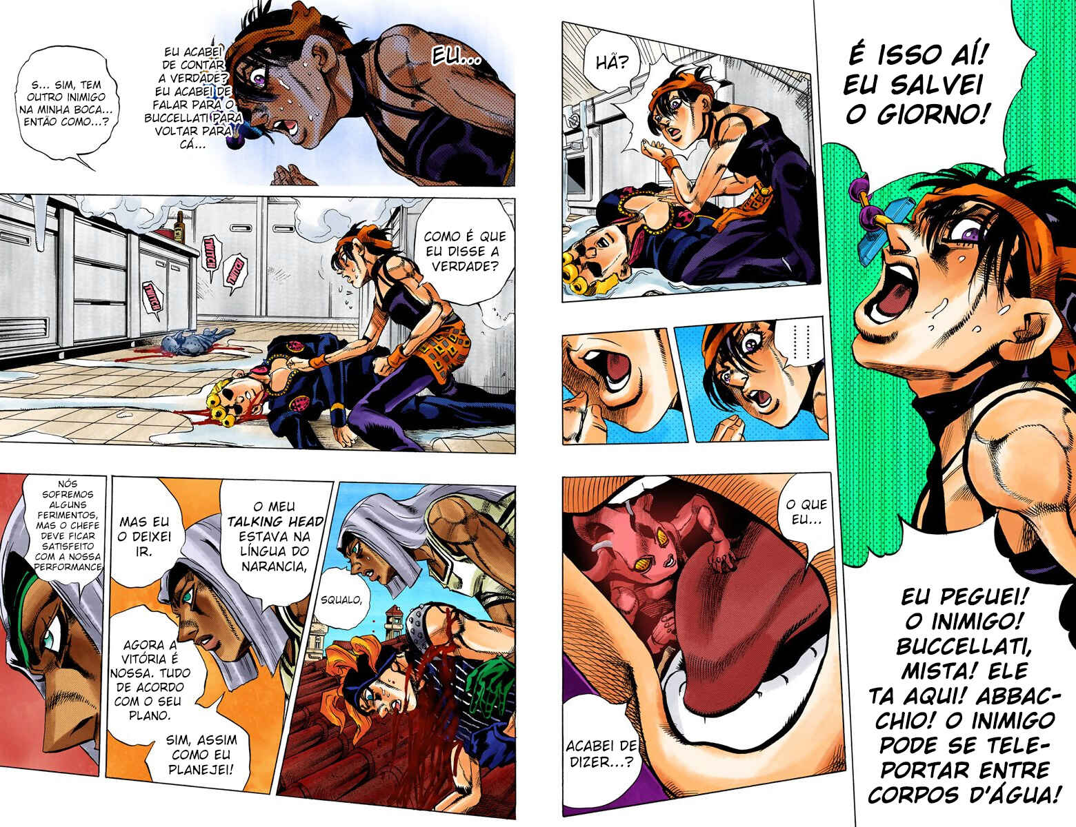 JoJo no Kimyou na Bouken: Part 5 - Ougon no Kaze Color-ban Chapter 90 - Page 9