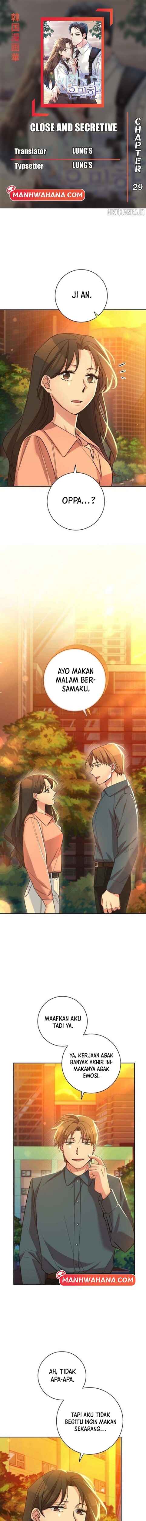 Close and Secretive Chapter 29 - Page 1