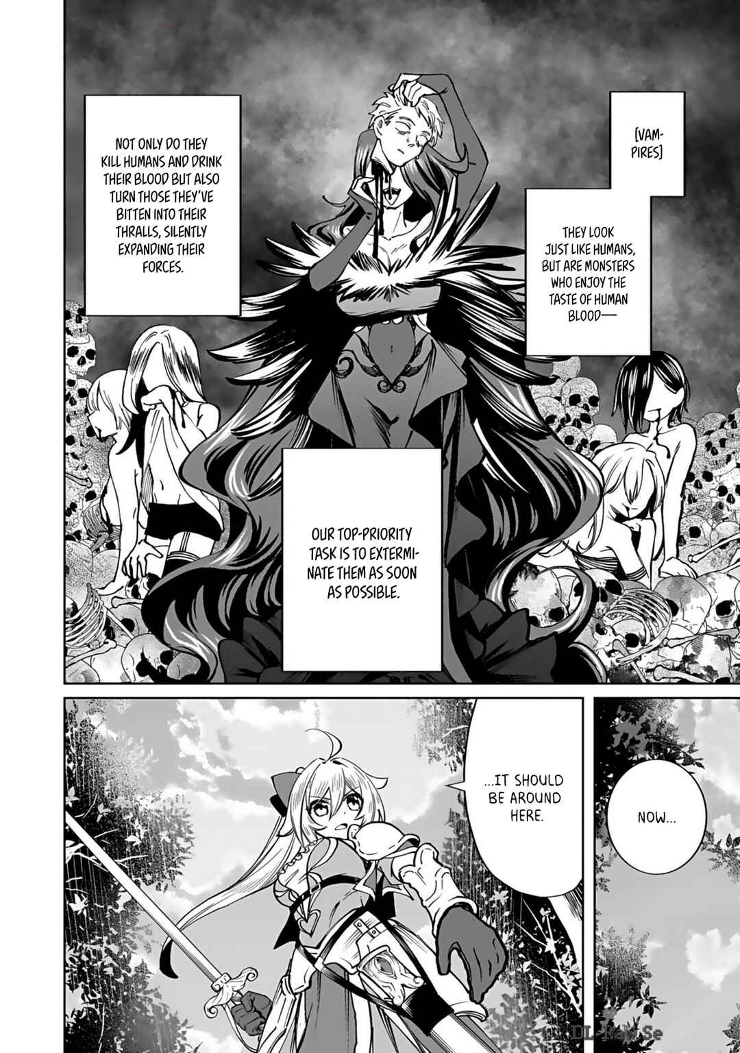 "Eiyuu" ni Akogareta Shoujo wa Kyuuketsuki ni Ochitemo "Eiyuu" wo Mezasu Chapter 1 - Page 6