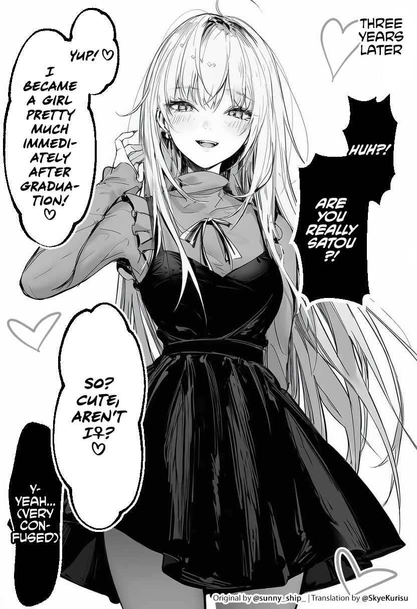 Hisashiburi ni Saikaishita Kurasu no Yankii ga Onna ni Natteita Ken Chapter ? - Page 2