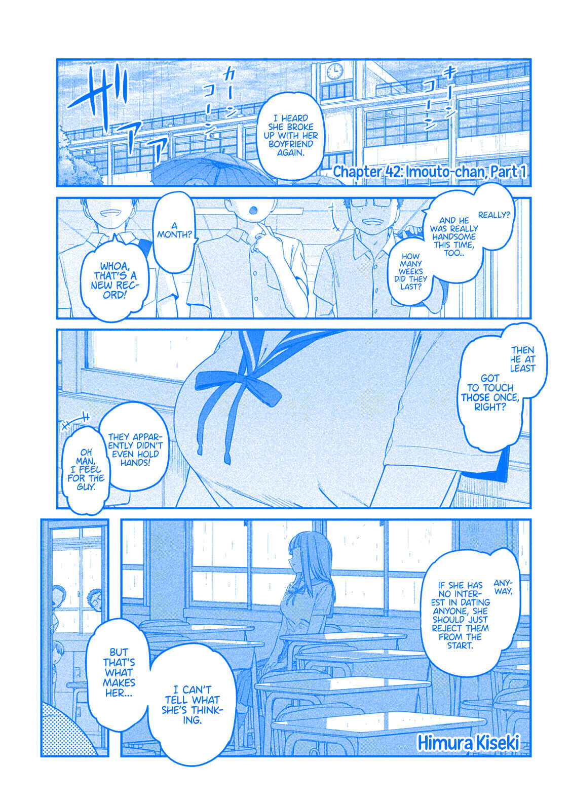 Getsuyoubi no Tawawa (Blue) (Fan Colored) Chapter 42 - Page 1