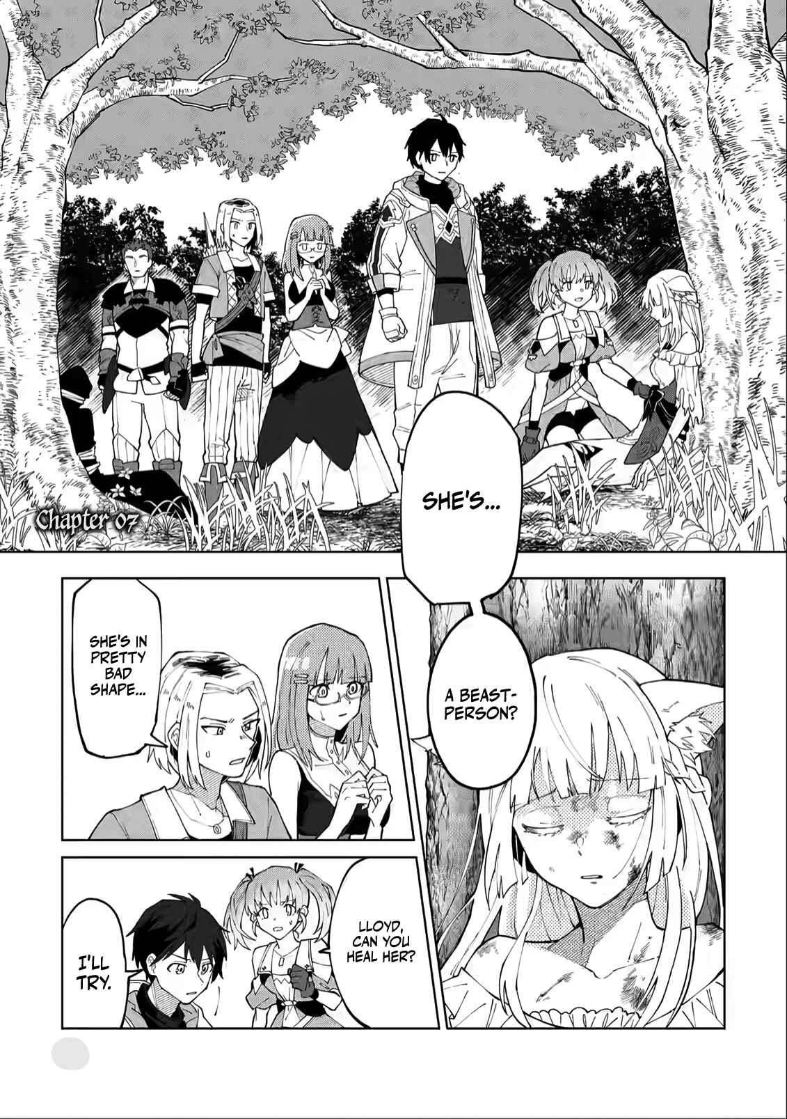 Yuusha Party wo Tsuihou Sareta Shiro Madoushi, S-Rank Boukensha ni Hirowareru: Kono Shiro Madoushi ga Kikakugai Sugiru Chapter 7 - Page 1