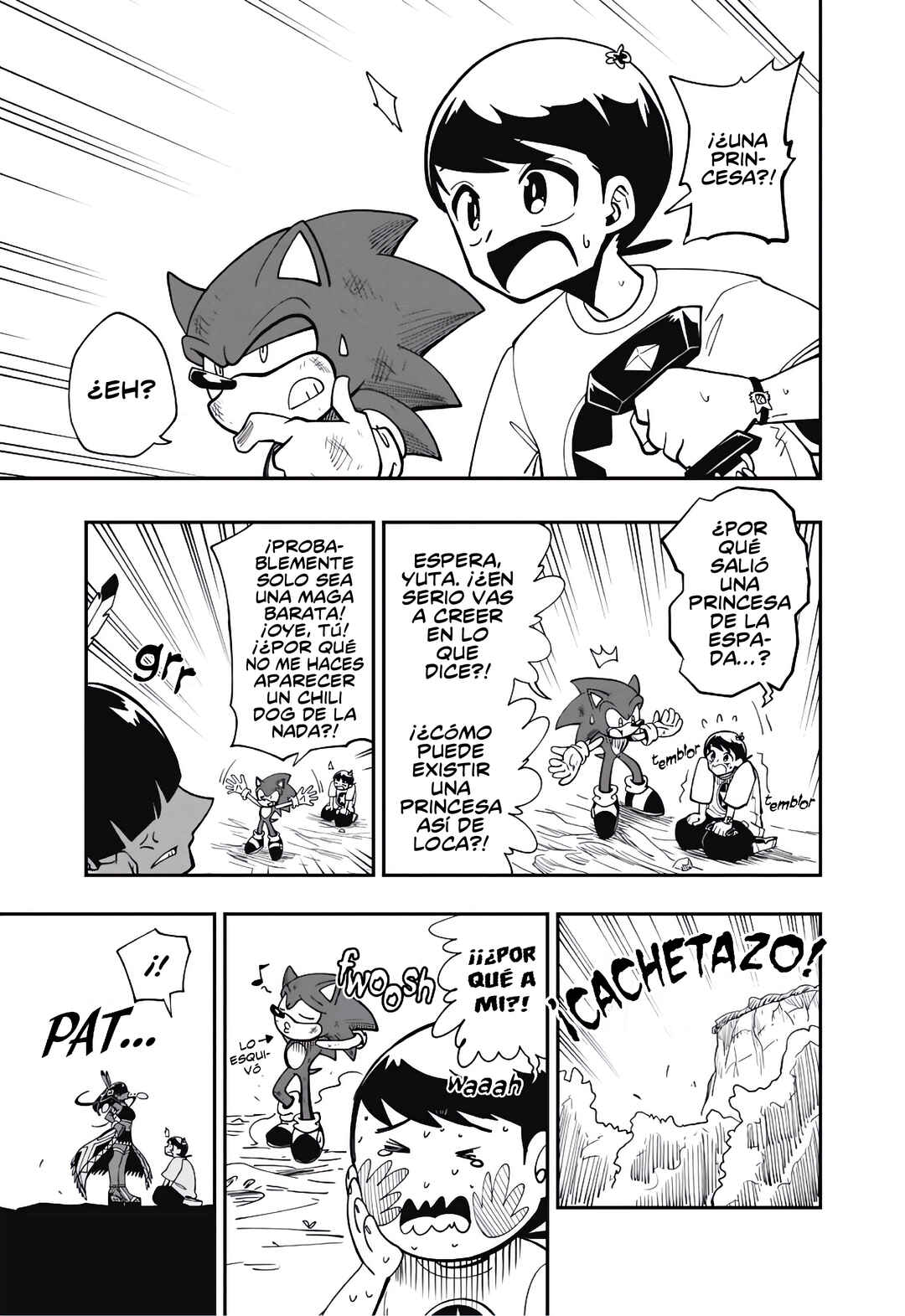 Sonic to Yuuki no Tsurugi Chapter 7 - Page 3