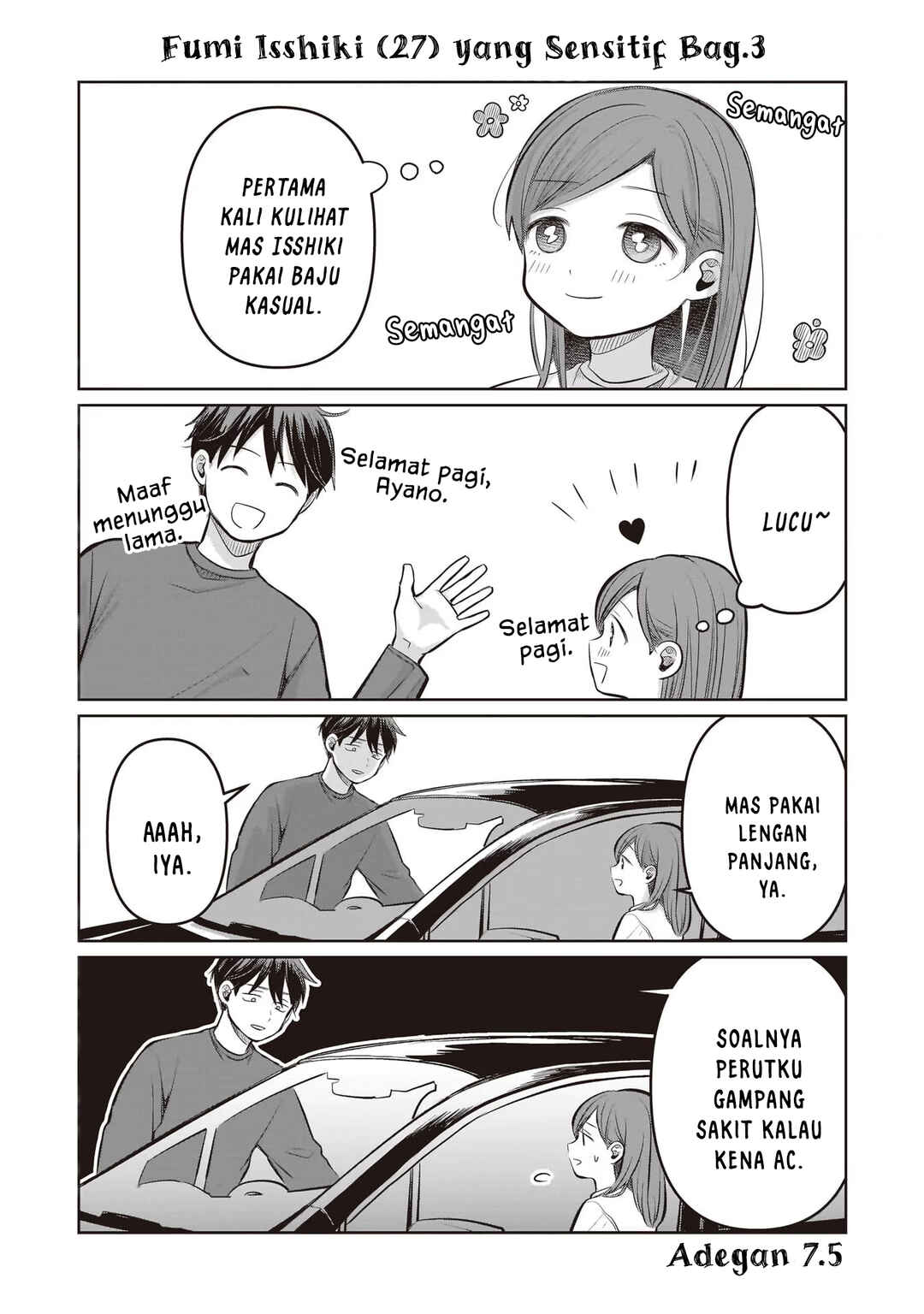 Koibumi to 13-sai no Actress Chapter 7.5 - Page 1