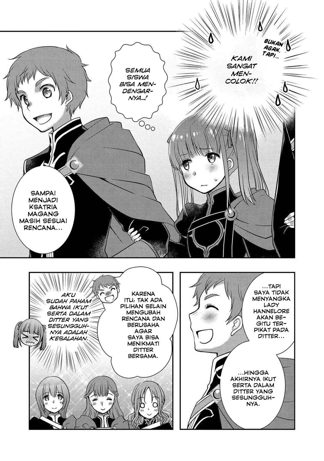 Honzuki no Gekokujou: Hannerōre no Kizoku-in Gonensei Ichi - Koishite Mitai O'hime-sama Chapter 4 - Page 21